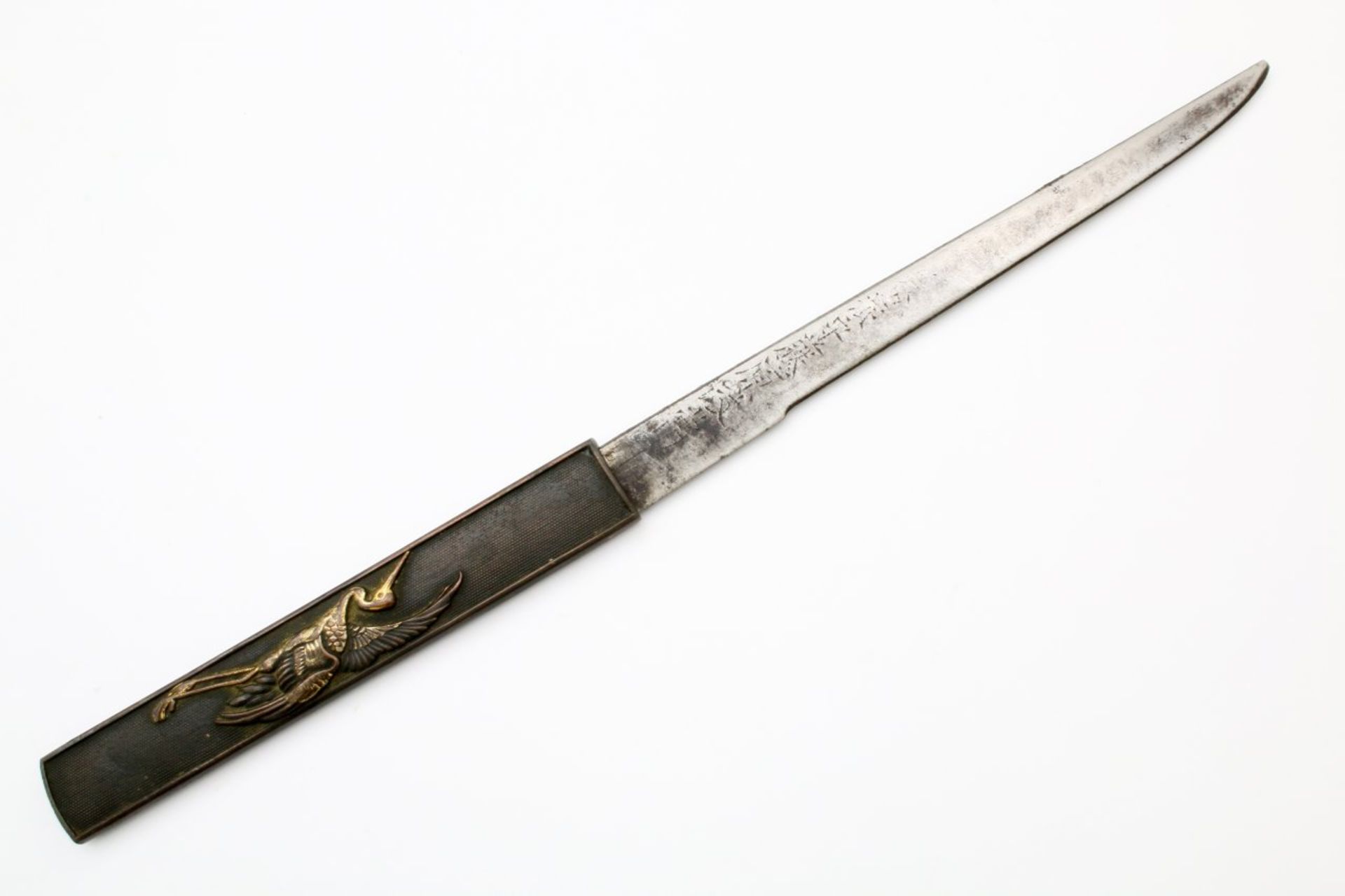 Japan - Wakizashi mit Shinto-Klinge Blanke, nahezu makellose Klinge, wohl Anfang Shinto (1600-1650), - Bild 7 aus 11