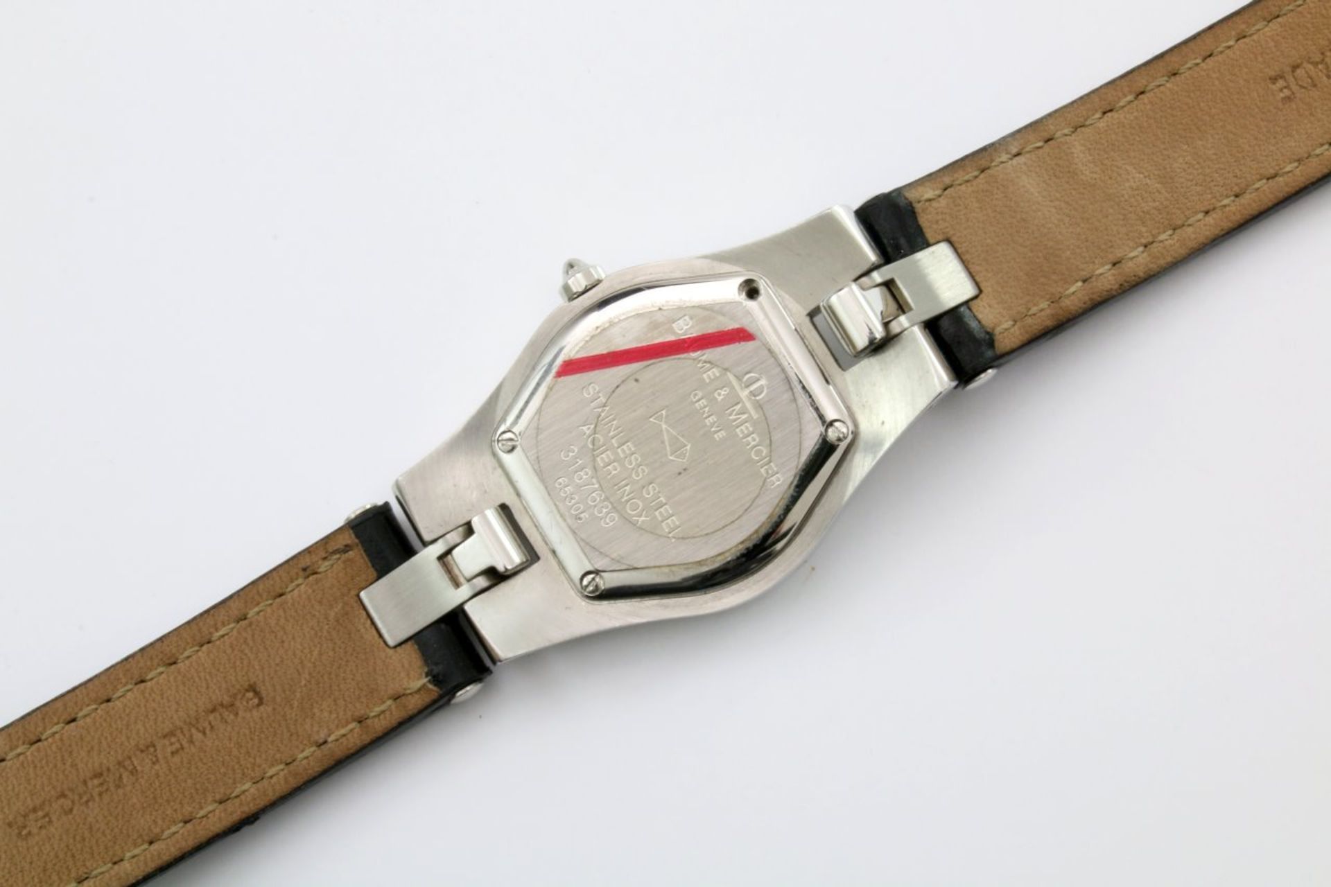 Armbanduhr Baume & Mercier Linea Ref. 65305 Quarzwerk, Edelstahlgehäuse Ø 24,5 mm, Stunden auf der - Bild 4 aus 5