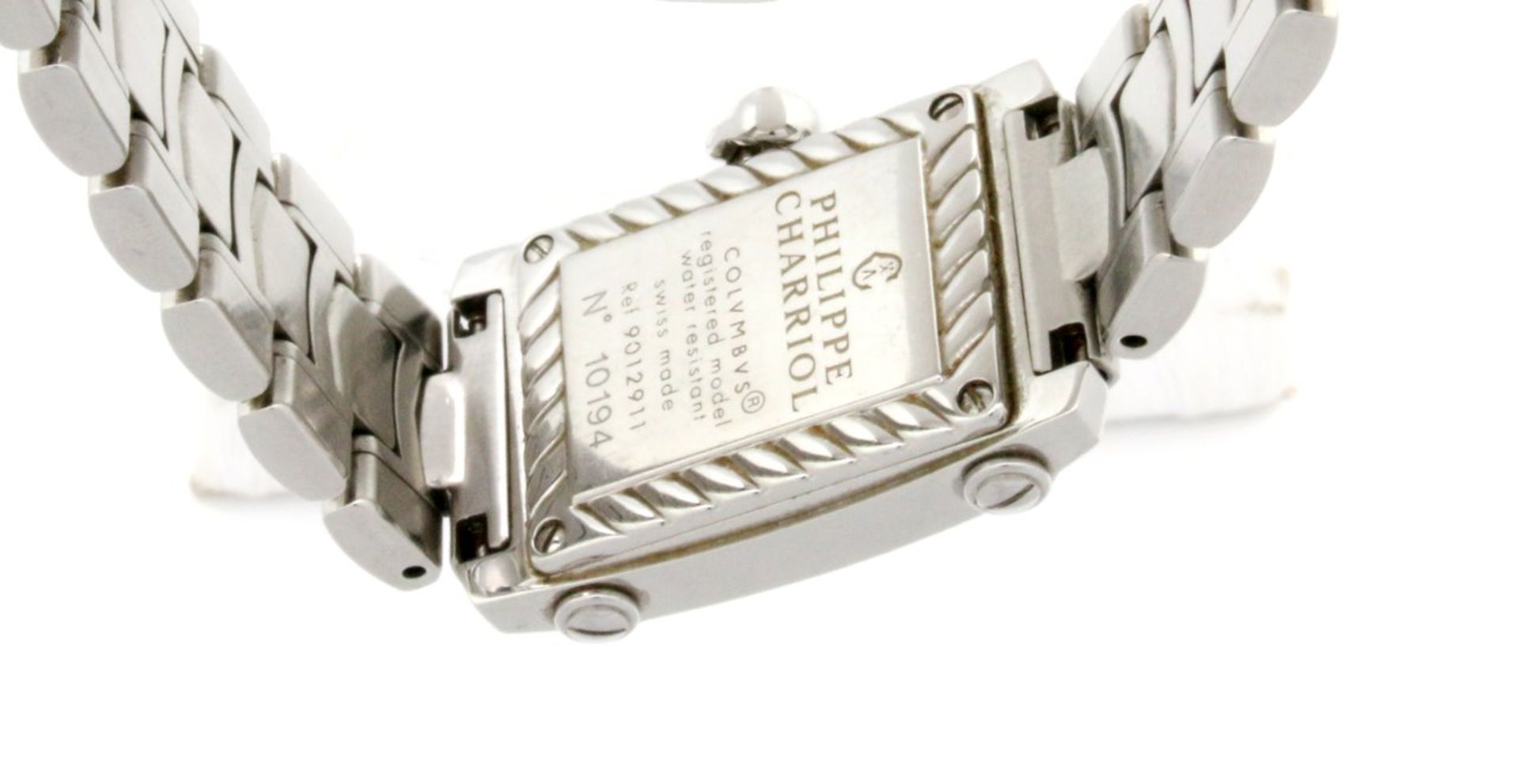 Armbanduhr Carriol Columbus mit Brillanten, Ref. 9012911 Quarzwerk, Edelstahlgehäuse, Maße: 18 x - Bild 5 aus 5