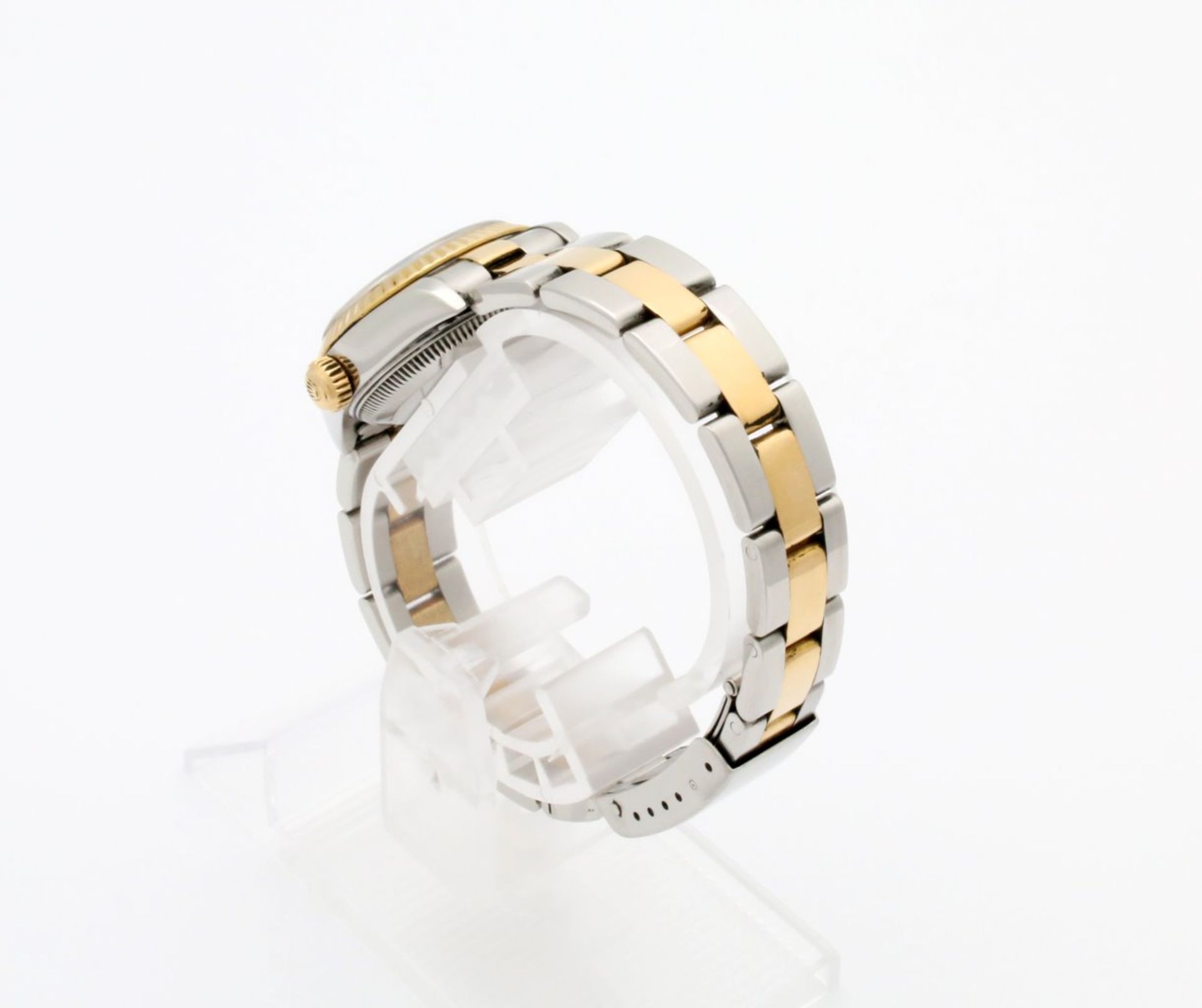 Armbanduhr Rolex Lady Datejust Stahl / Gold mit Brillanten Automatikwerk Kaliber 2135, Ref. 69173, - Bild 6 aus 8