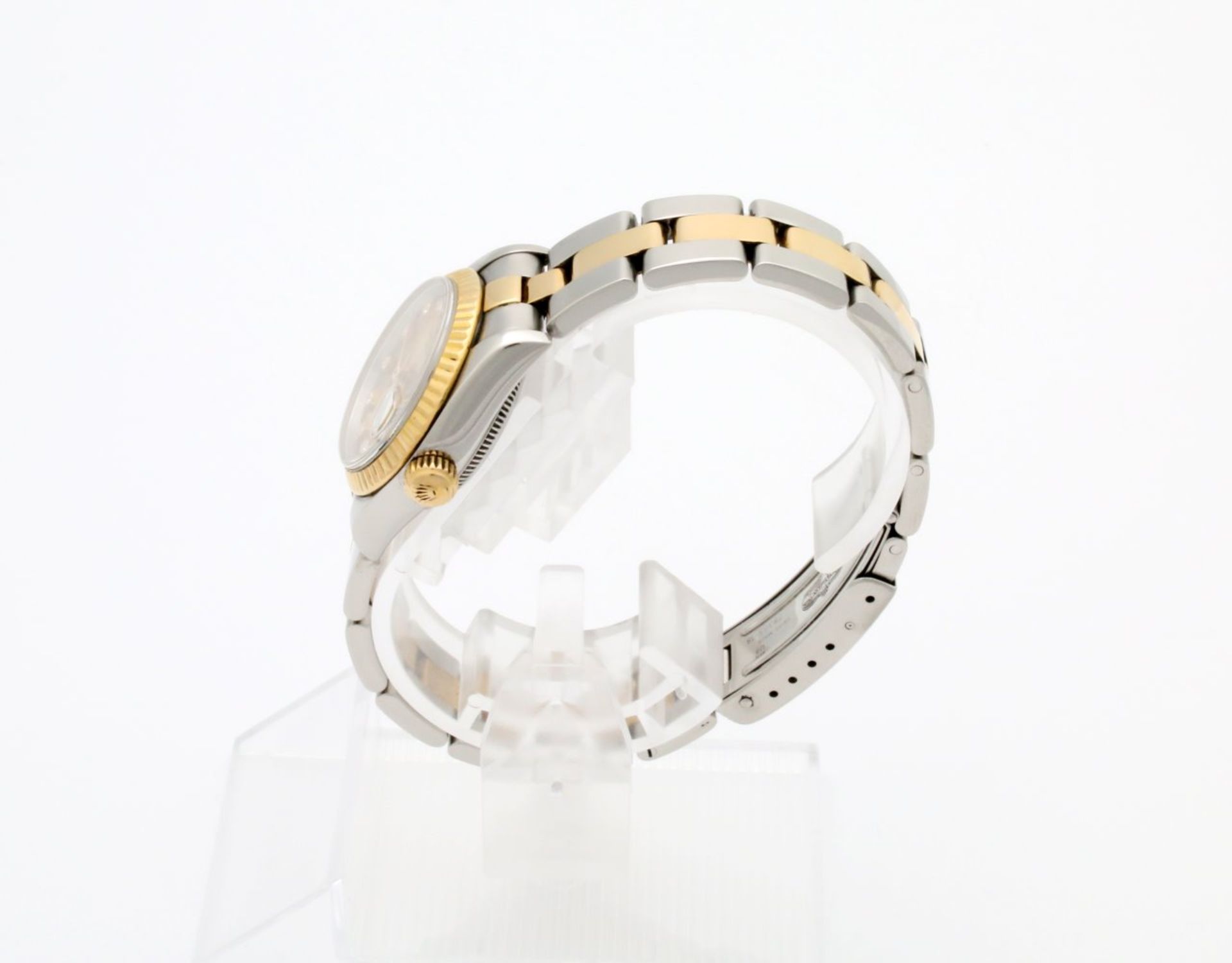 Armbanduhr Rolex Lady Datejust Stahl / Gold mit Brillanten Automatikwerk Kaliber 2135, Ref. 69173, - Bild 5 aus 8