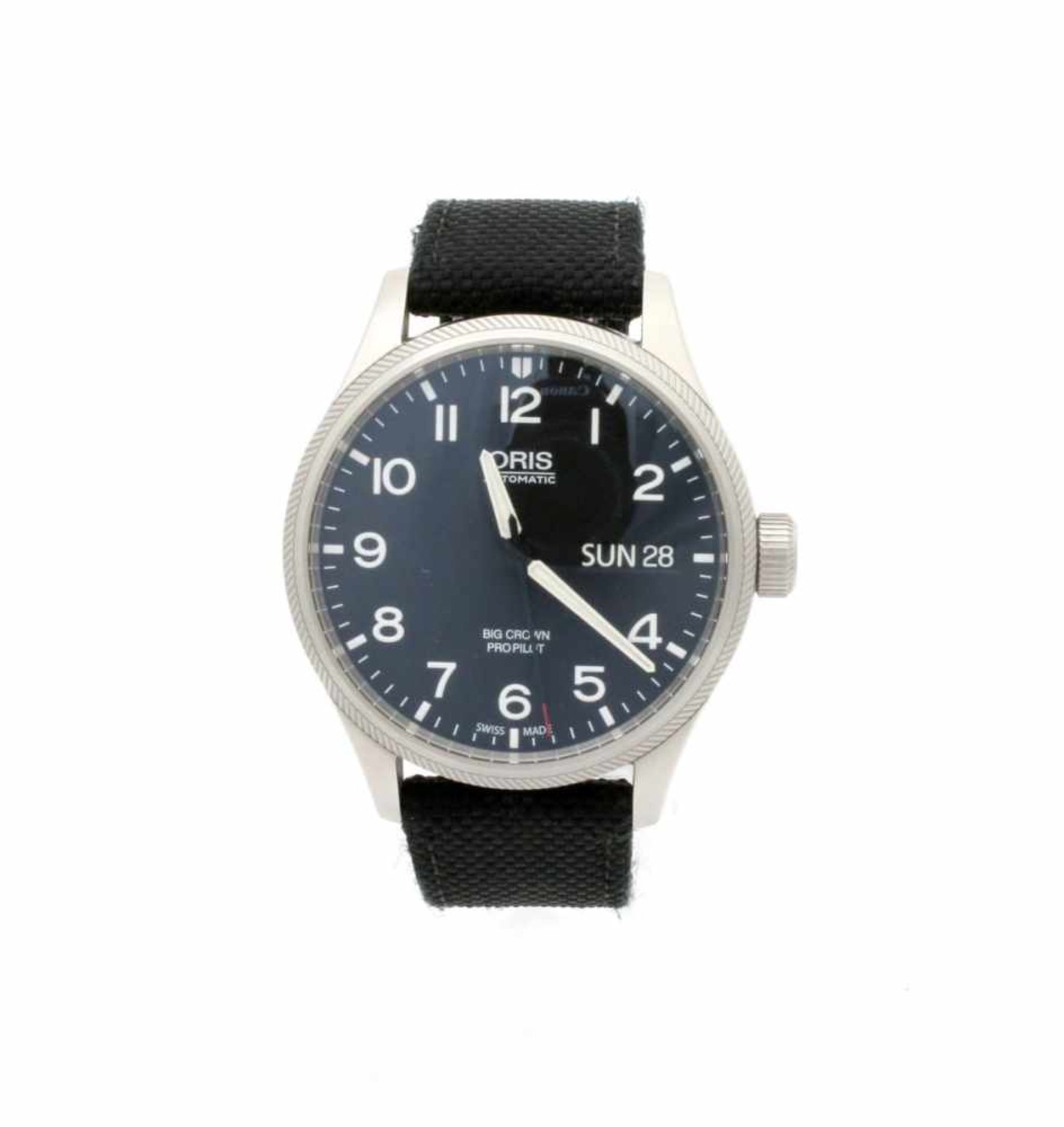 Armbanduhr ORIS BIG CROWN PRO PILOT Day Date Automatikwerk, Edelstahlgehäuse, Ø 45 mm, schwarzes - Bild 3 aus 7