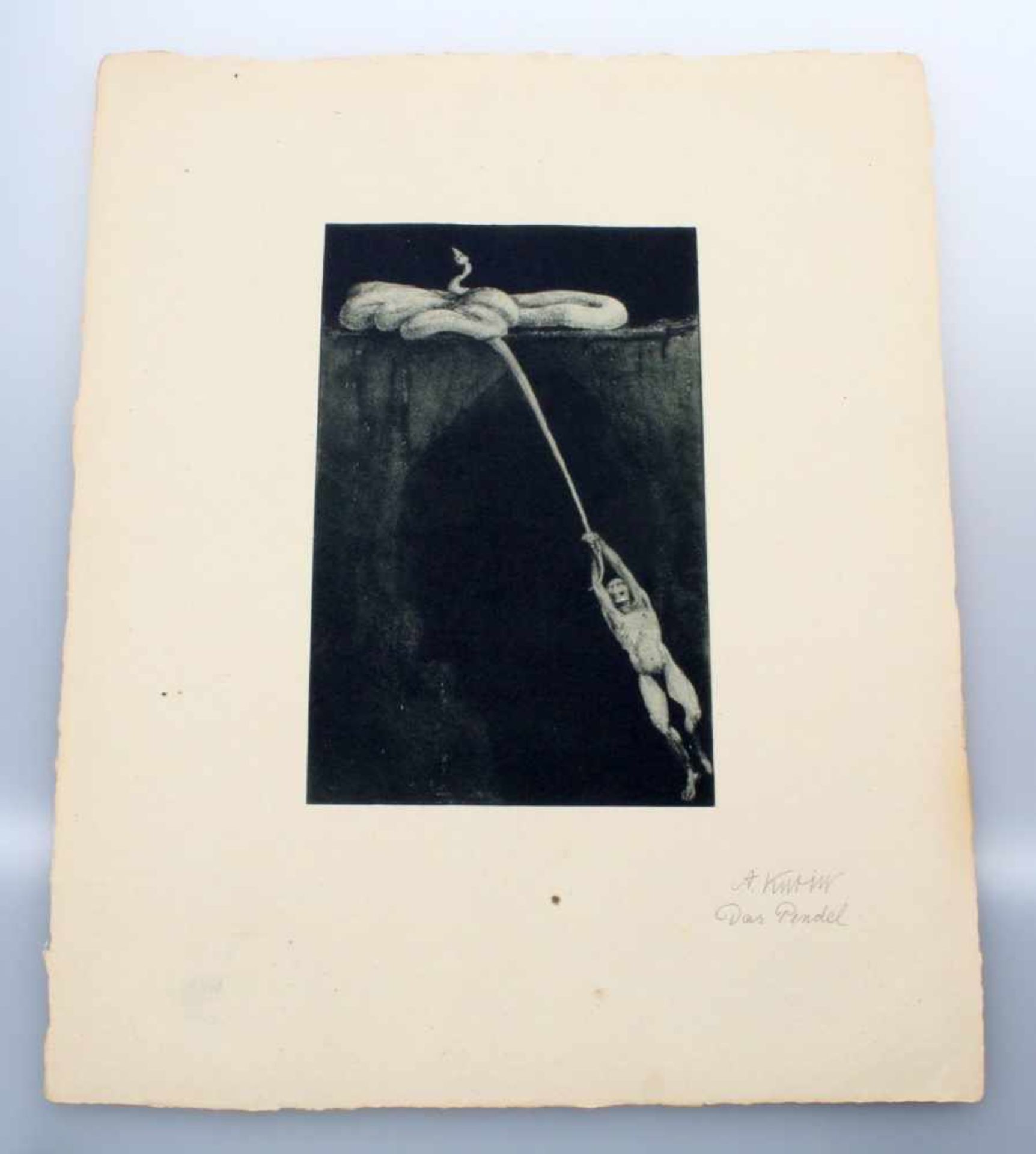 15 Faksimiledrucke - Alfred Kubin (1877-1959) Hans von Weber-Mappe mit 15 Faksimiledrucken nach - Bild 11 aus 17