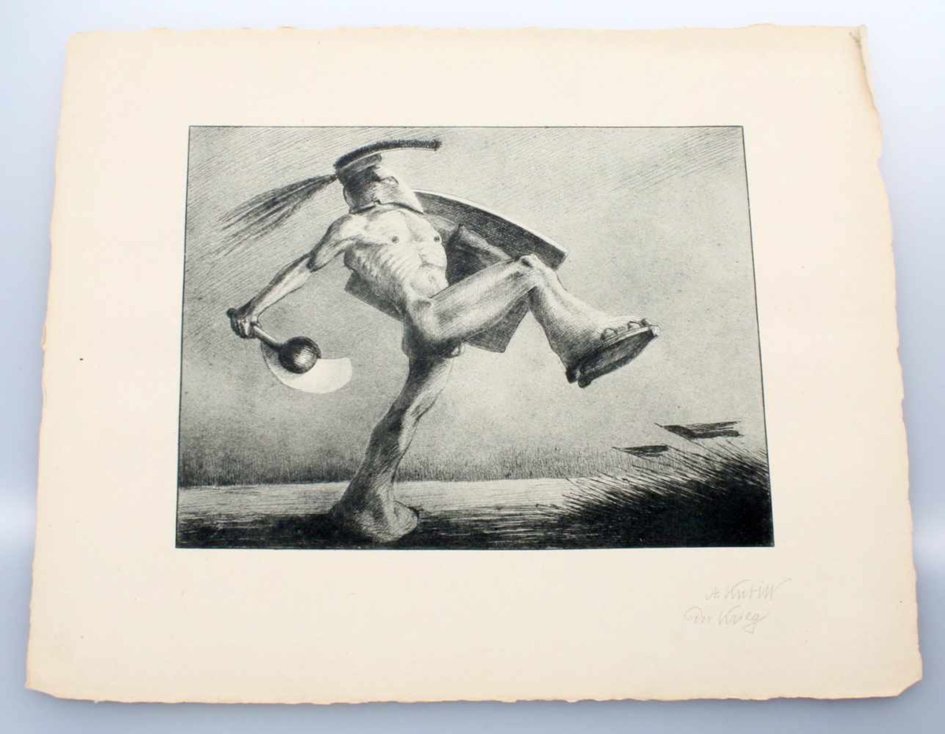 15 Faksimiledrucke - Alfred Kubin (1877-1959) Hans von Weber-Mappe mit 15 Faksimiledrucken nach - Bild 3 aus 17