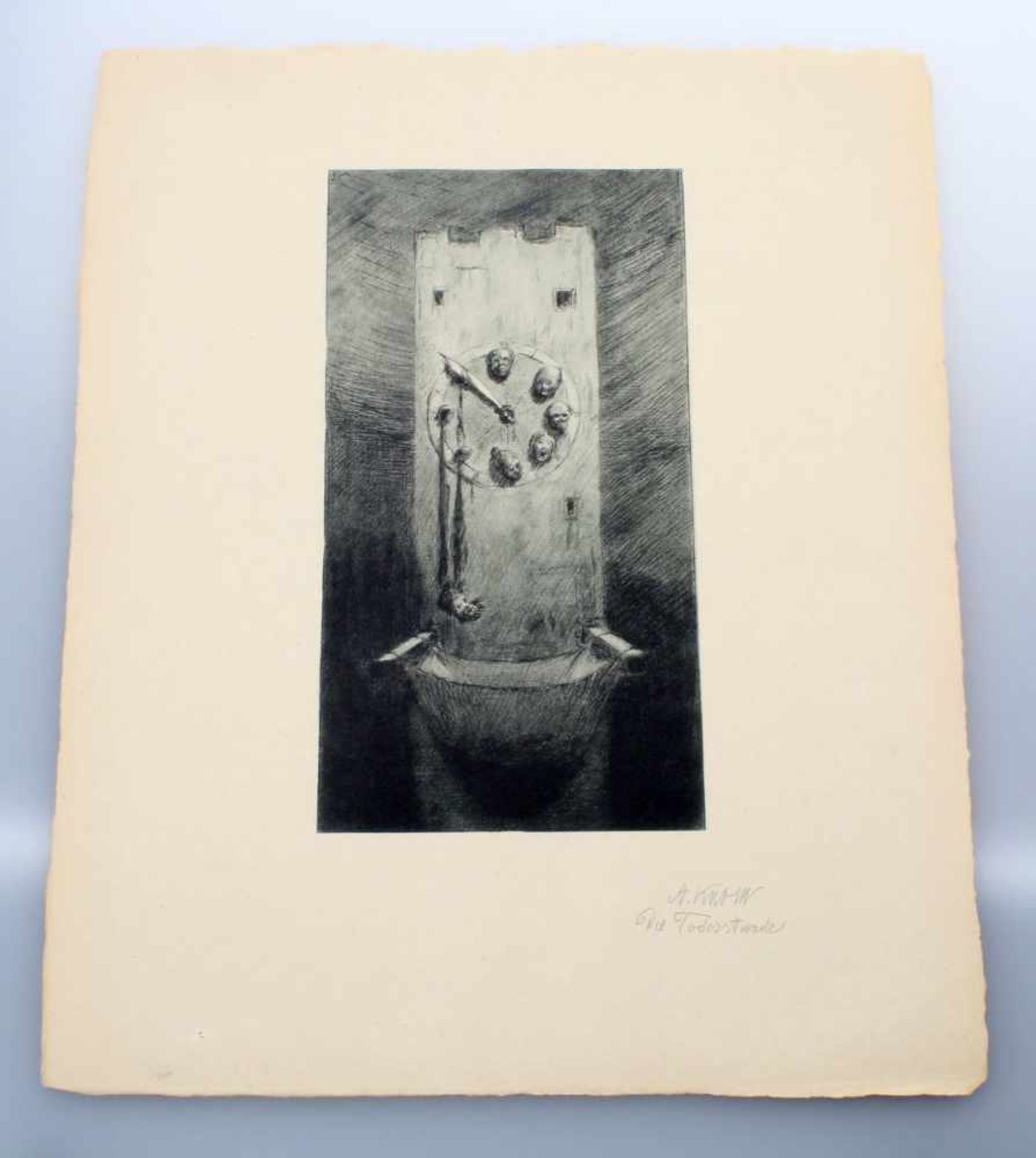 15 Faksimiledrucke - Alfred Kubin (1877-1959) Hans von Weber-Mappe mit 15 Faksimiledrucken nach - Bild 9 aus 17