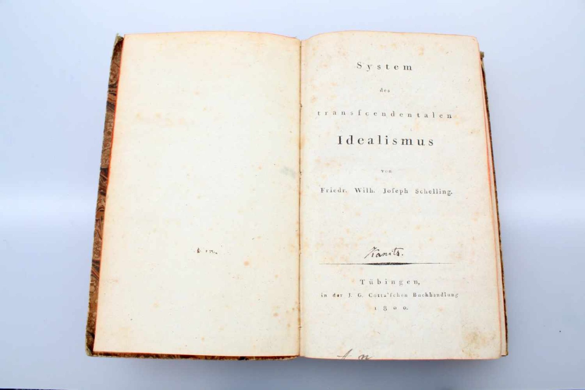 System des transscendentalen Idealismus - Friedrich Wilhelm Joseph Schelling - Erstausgabe Verlag J. - Bild 3 aus 4