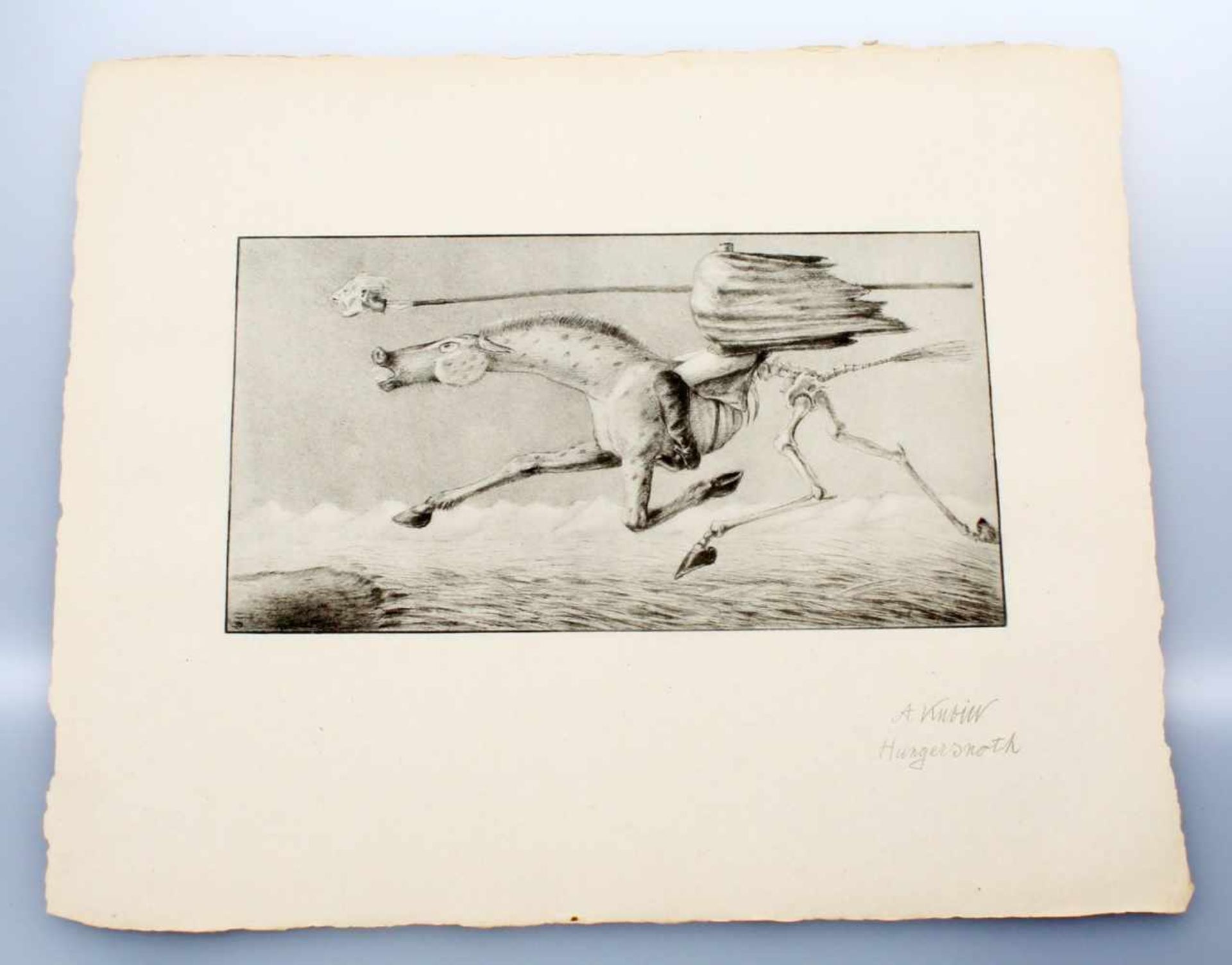 15 Faksimiledrucke - Alfred Kubin (1877-1959) Hans von Weber-Mappe mit 15 Faksimiledrucken nach - Bild 5 aus 17