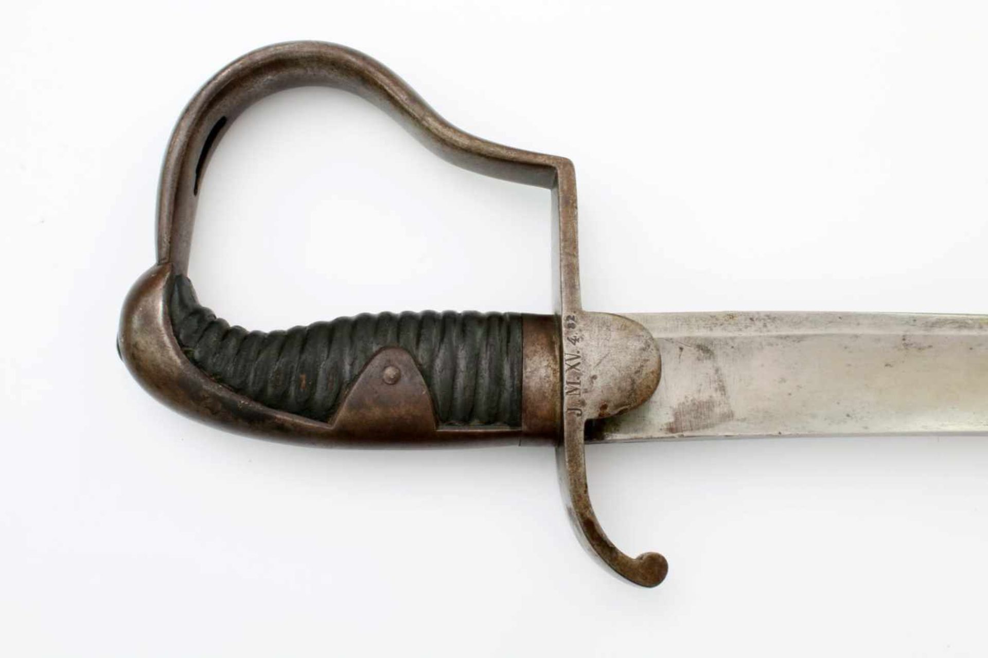 Preussen - Säbel M1811, sog. "Blüchersäbel" Nummerngleiches Kammerstück, breite, gepfeilte - Bild 4 aus 5