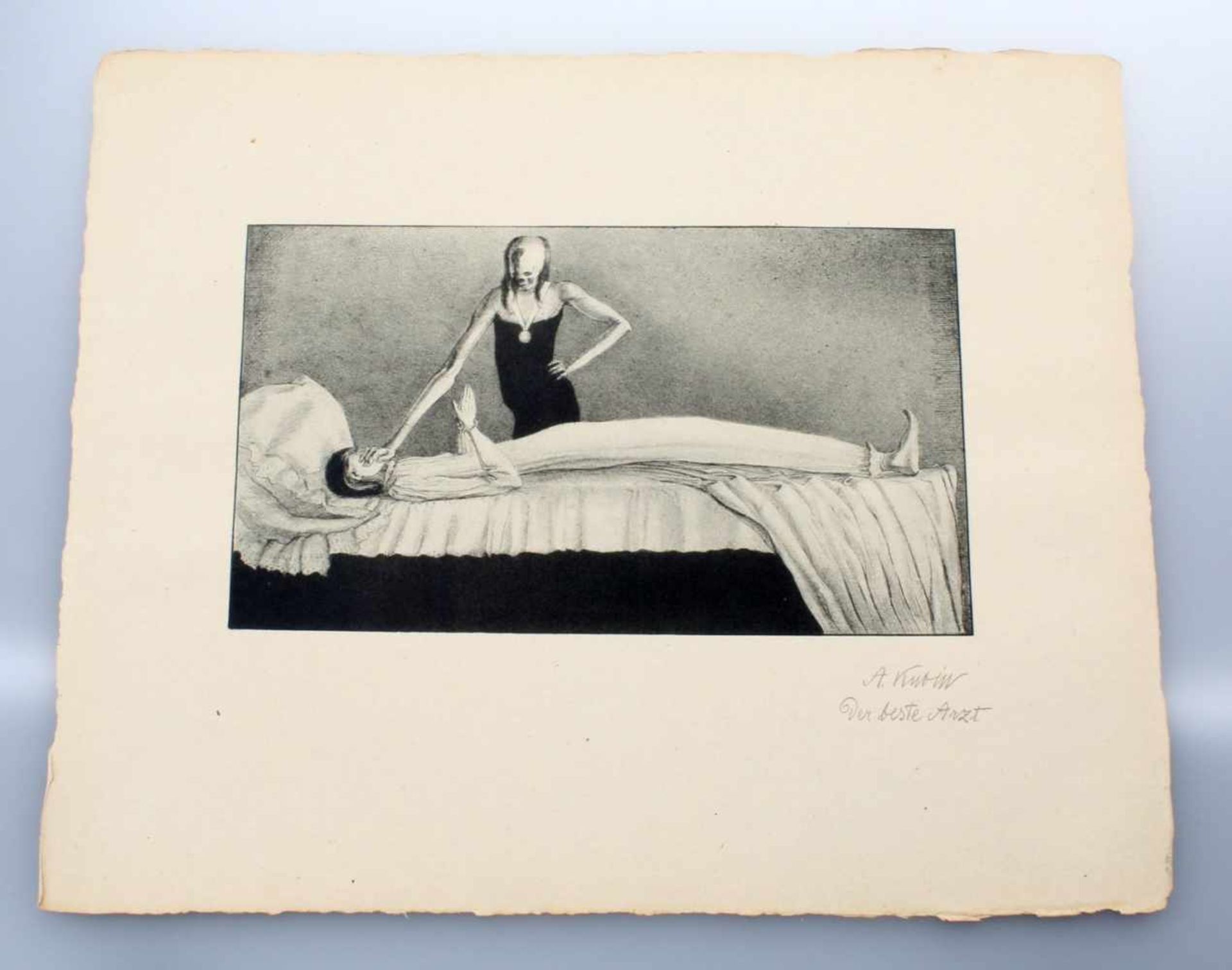 15 Faksimiledrucke - Alfred Kubin (1877-1959) Hans von Weber-Mappe mit 15 Faksimiledrucken nach - Bild 8 aus 17