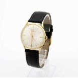 Goldende Armbanduhr Lanco 60er Jahre Handaufzugswerk Lanco Kaliber 1020, 17 Steine, Gehäuse GG