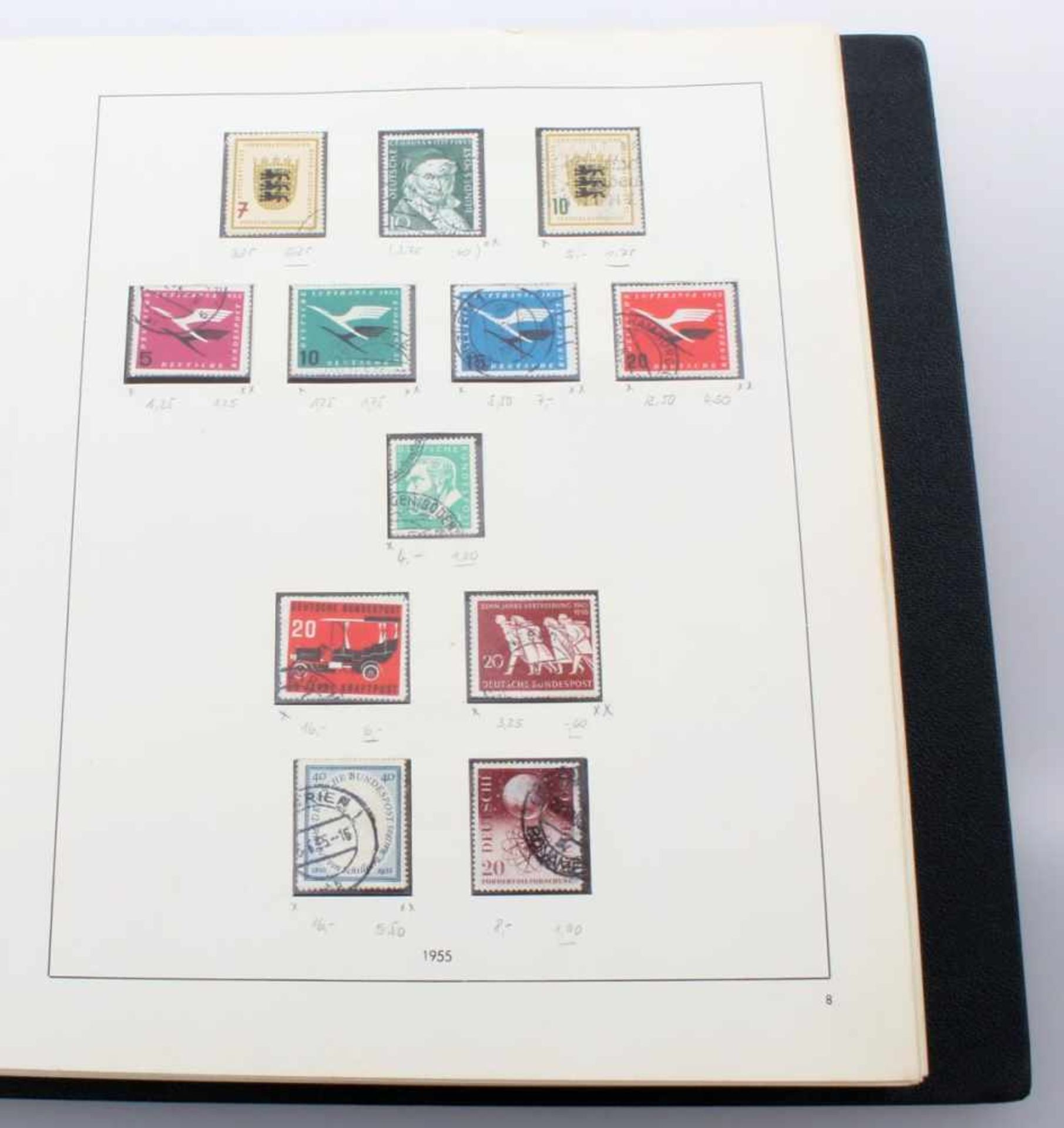 Briefmarkensammlung Deutschland 1949-1969 Fast vollständig im Safe Album. - Bild 2 aus 5