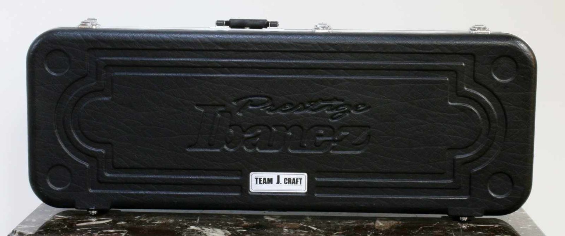 Elektrogitarre Ibanez Prestige im Koffer Korpus in dunkelblau mit Metallflittern, 24-bündiger Hals - Bild 8 aus 8