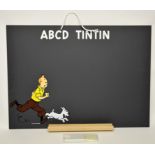 Tintin - Tableau noir d’écolier ‘ABCD Tintin’ - Dans son emballage d'origine - [...]