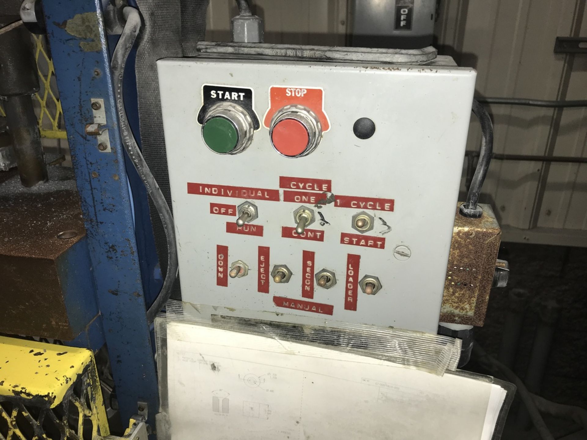 H-Frame Hydraulic Shop Press Retrofitted for Porcelain - Image 7 of 8