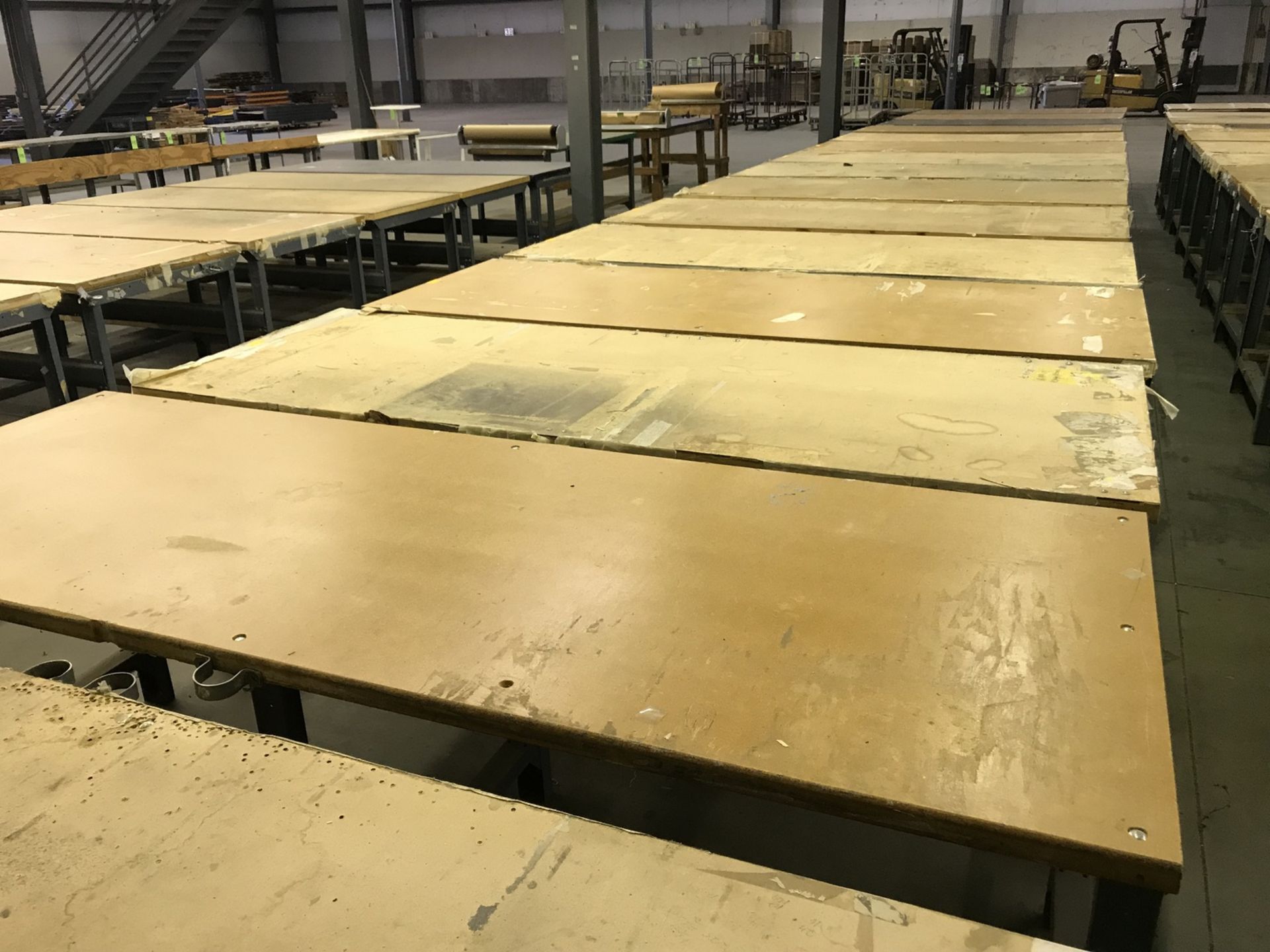 Lot of (15) Metal Frame Tables - Image 2 of 2