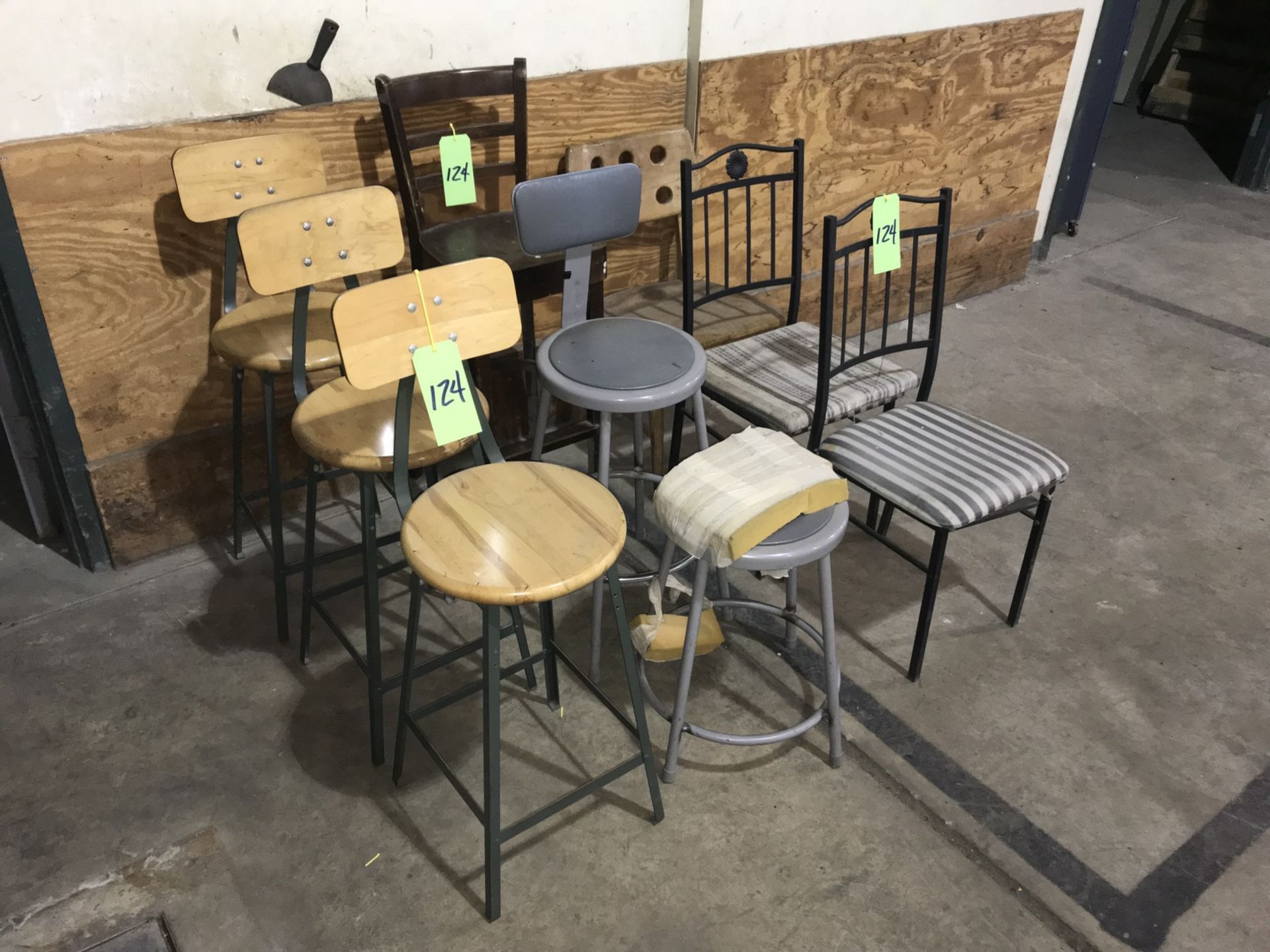 Approximately (9) Stools and Chairs