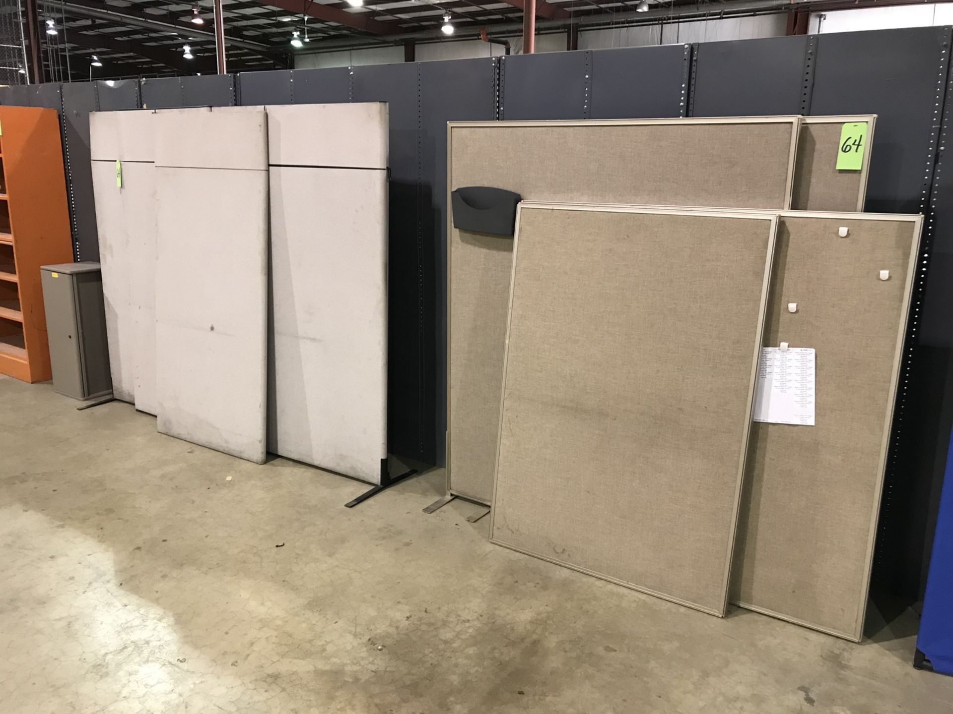 Various Size Cubicle Dividers - Image 2 of 2
