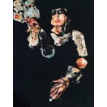 Robert Heinecken (Denver 1931 - Albuquerque 2006) Credit Card Witch Signed, titled, dated 1987 and