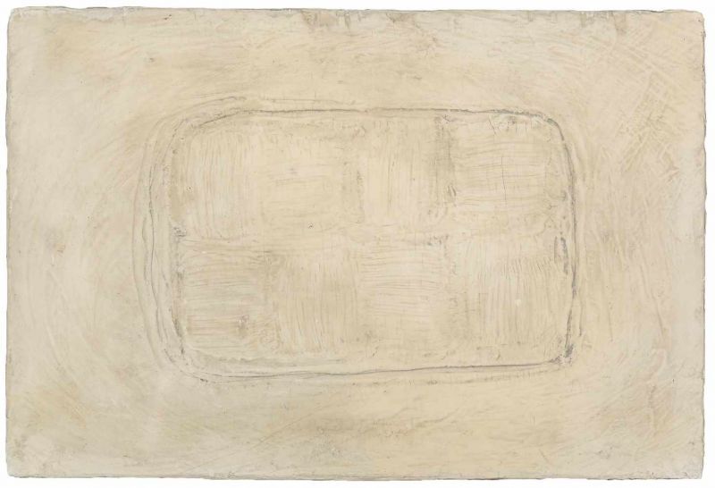 Piero Manzoni (Soncino 1933 - Milan 1963) Achrome (1960) Kaolin and adhesive on wood, 25.8 x 38.2 cm