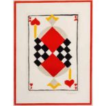 Sonia Delaunay (Gradiszk 1885 - Parijs 1979) King of hearts (circa 1964) Signed l.r. and numbered