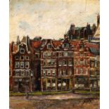 Germ de Jong (Sint Jacobiparochie 1886 - Overveen 1967)Koffiehuisjes Amsterdam, 1912Signed lower