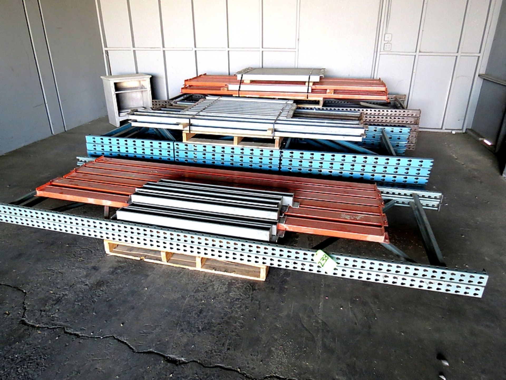 SECTIONS OF ASSORTED PALLET RACKING