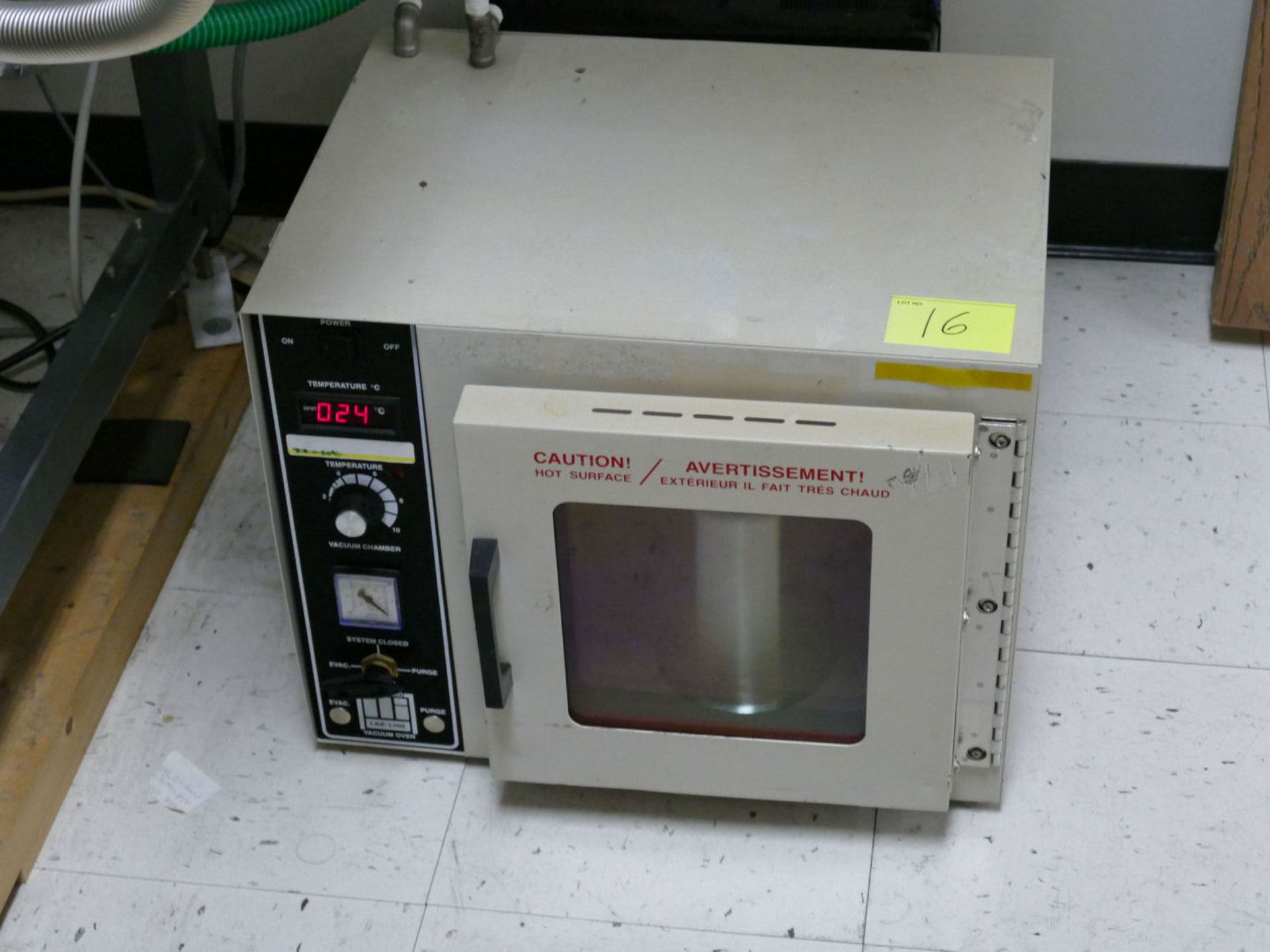 QUALITY LAB EXCESS LAB LINES VACUUM OVEN (ROOM 6)