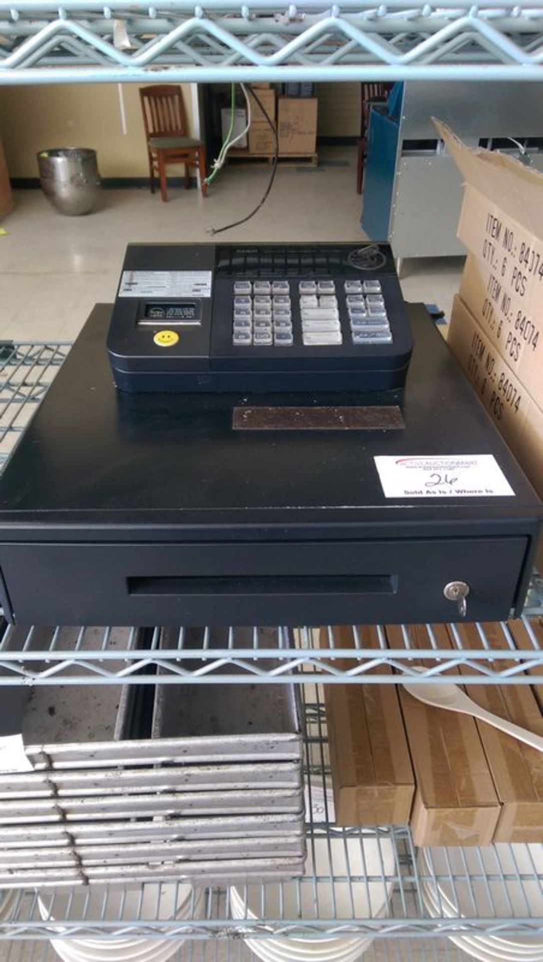 Casio Cash Register with keys