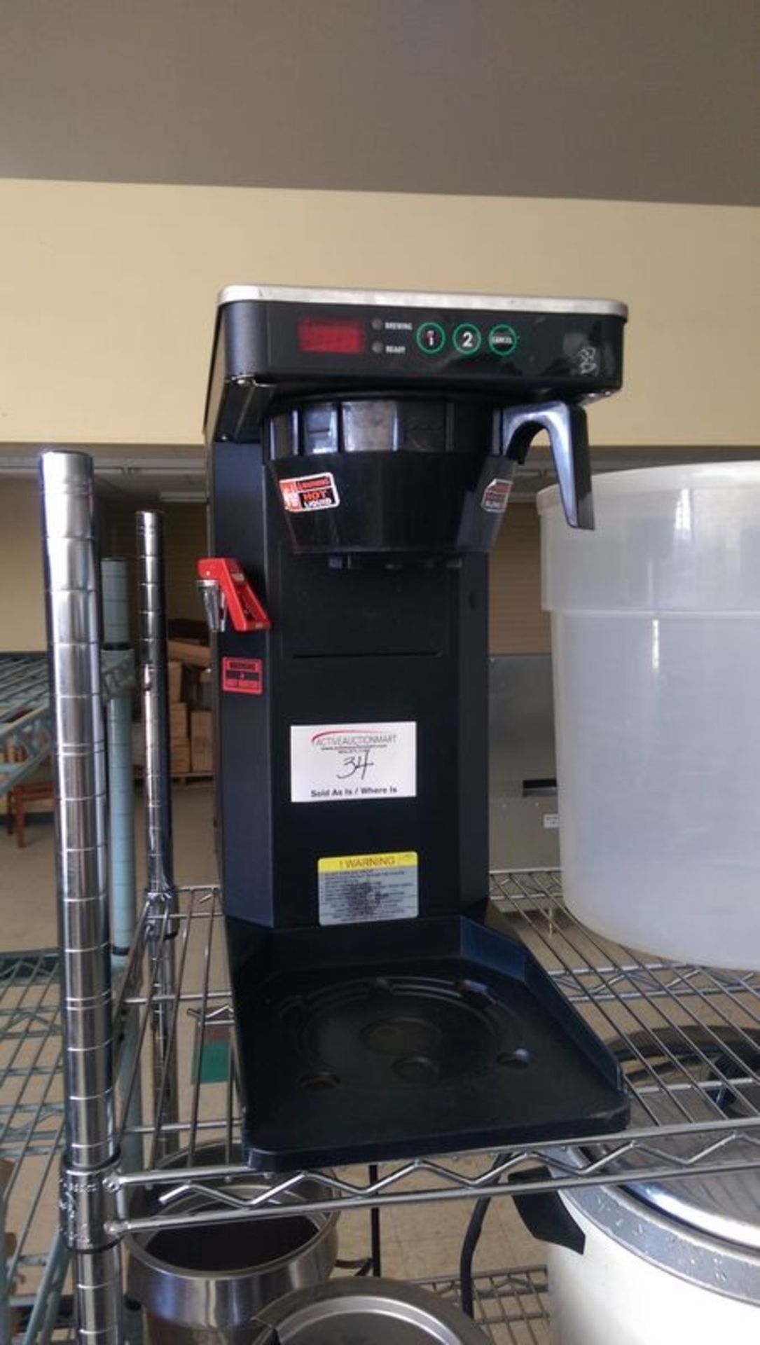 Newco Coffee Brewer with Hot Water Spout