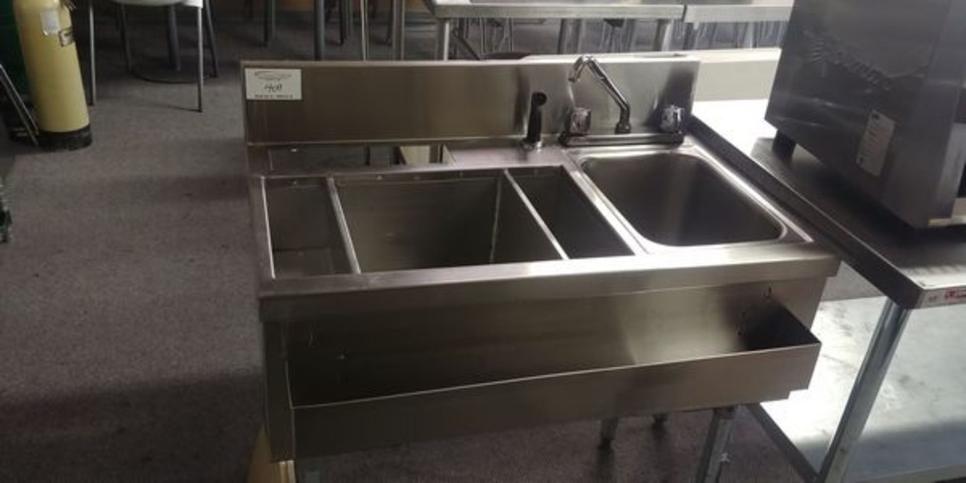 36" Bartender Sink