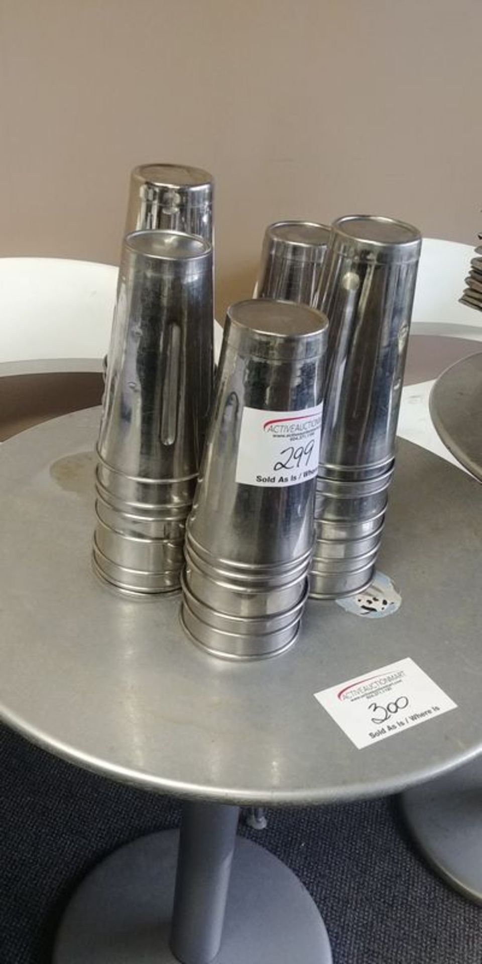 Approx. 33 Stainless Steel Milk Shake Cups