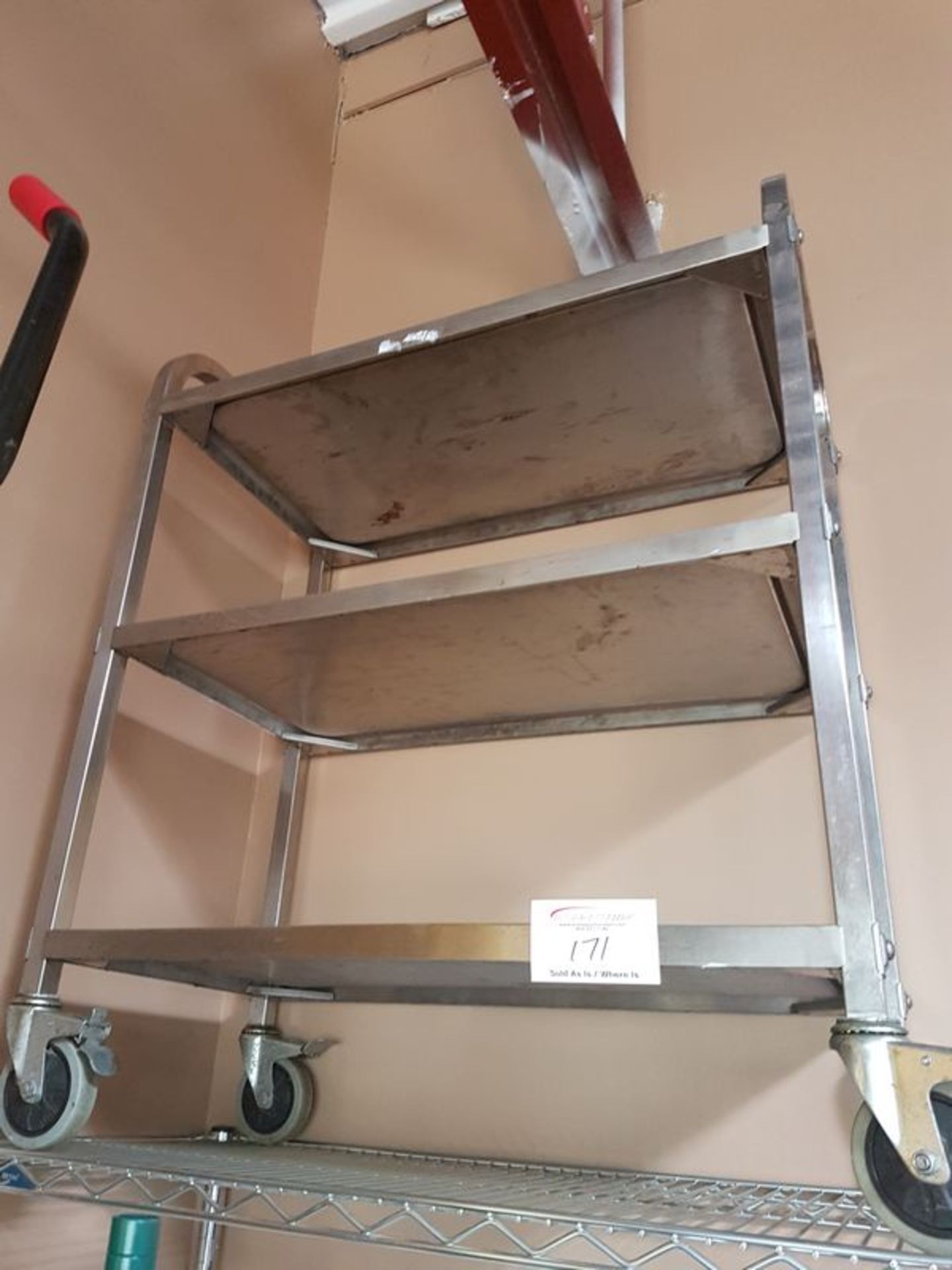 3 Tier Stainless Steel Trolley