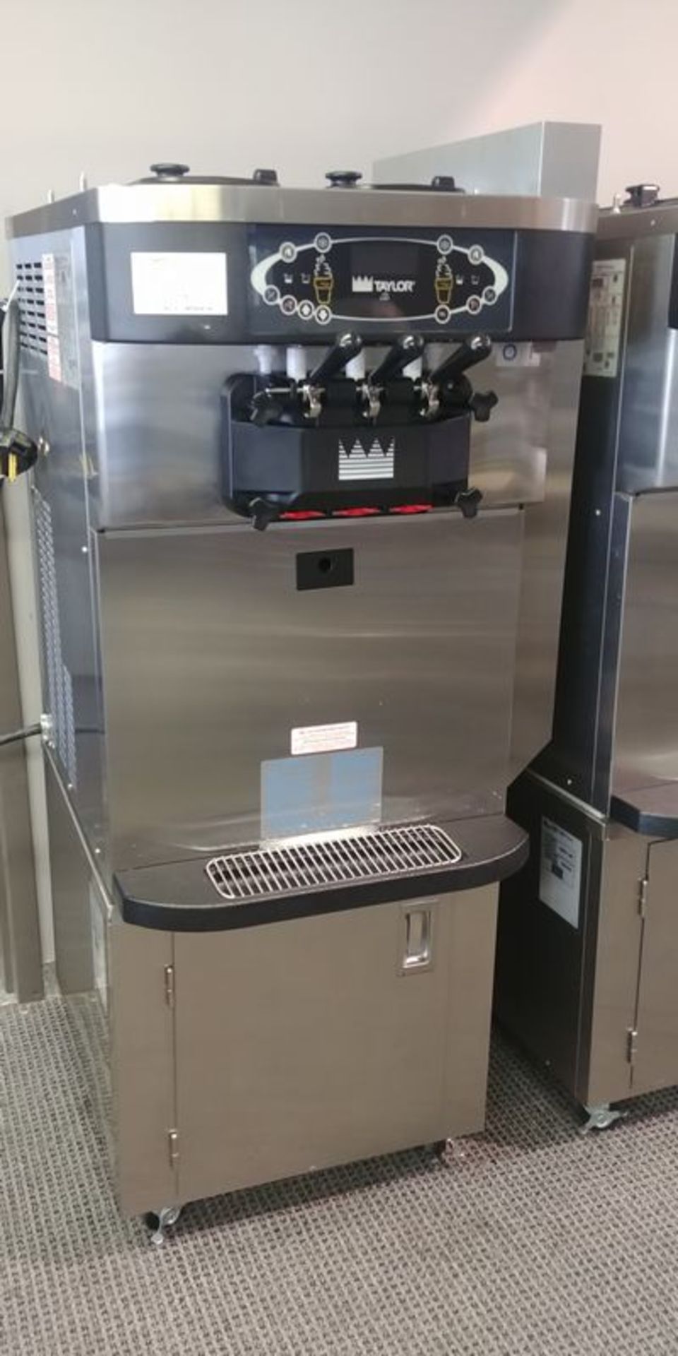 Taylor Model C723-27 - Single Phase, Air Cooled, Soft Serve Counter Top Machines with Roller Cabinet