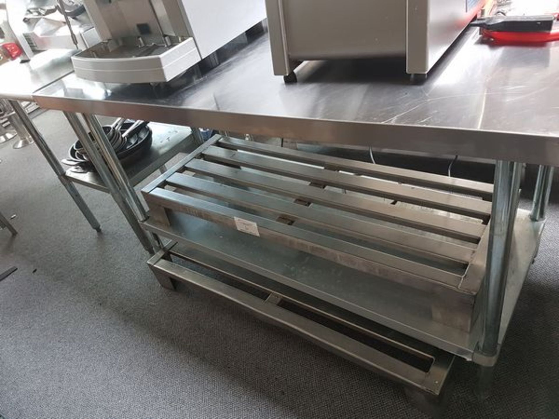 48 x 30" Stainless Steel 2 Tier Work Table