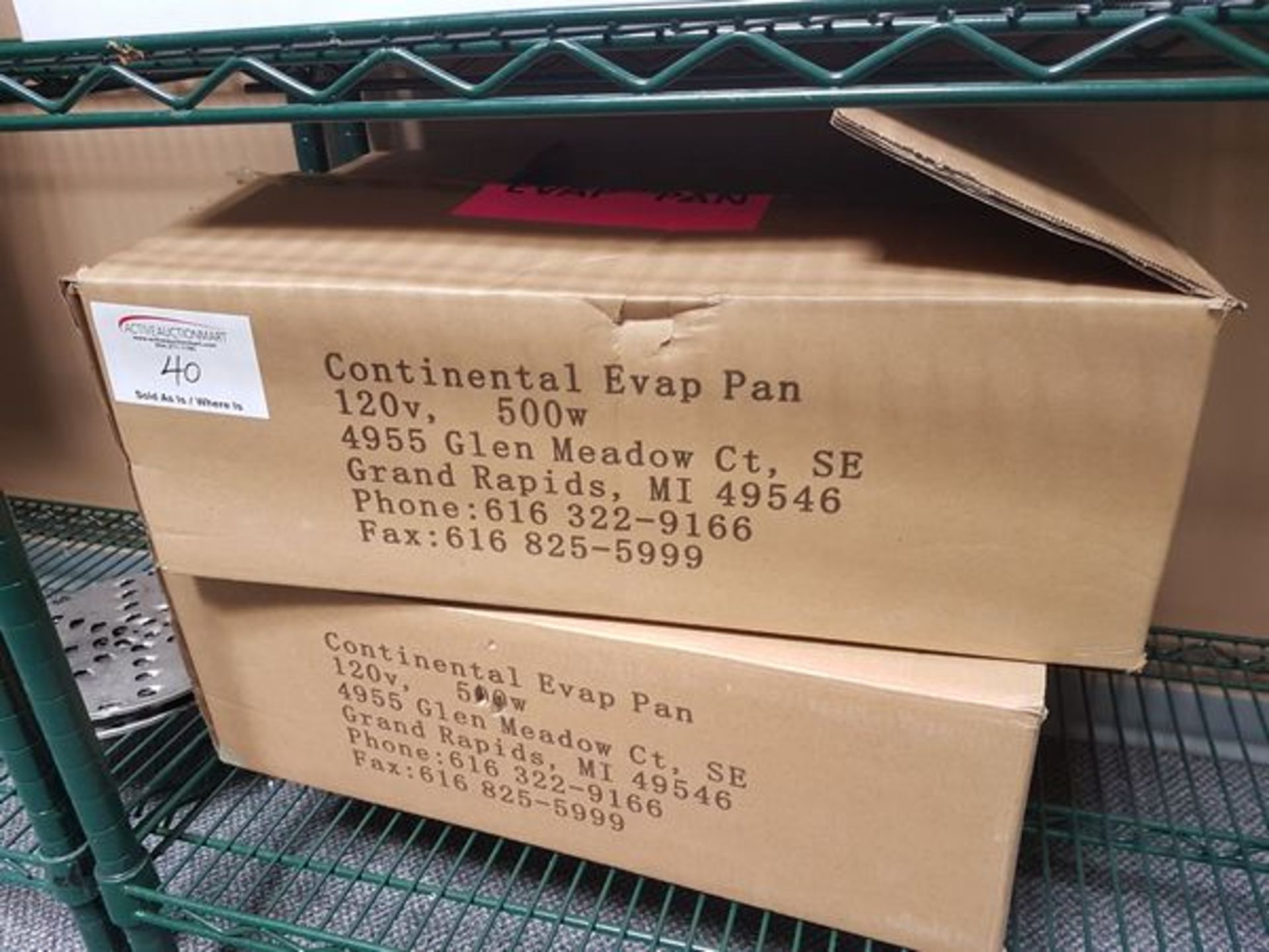 2 Continental E-Vap Pans in Boxes