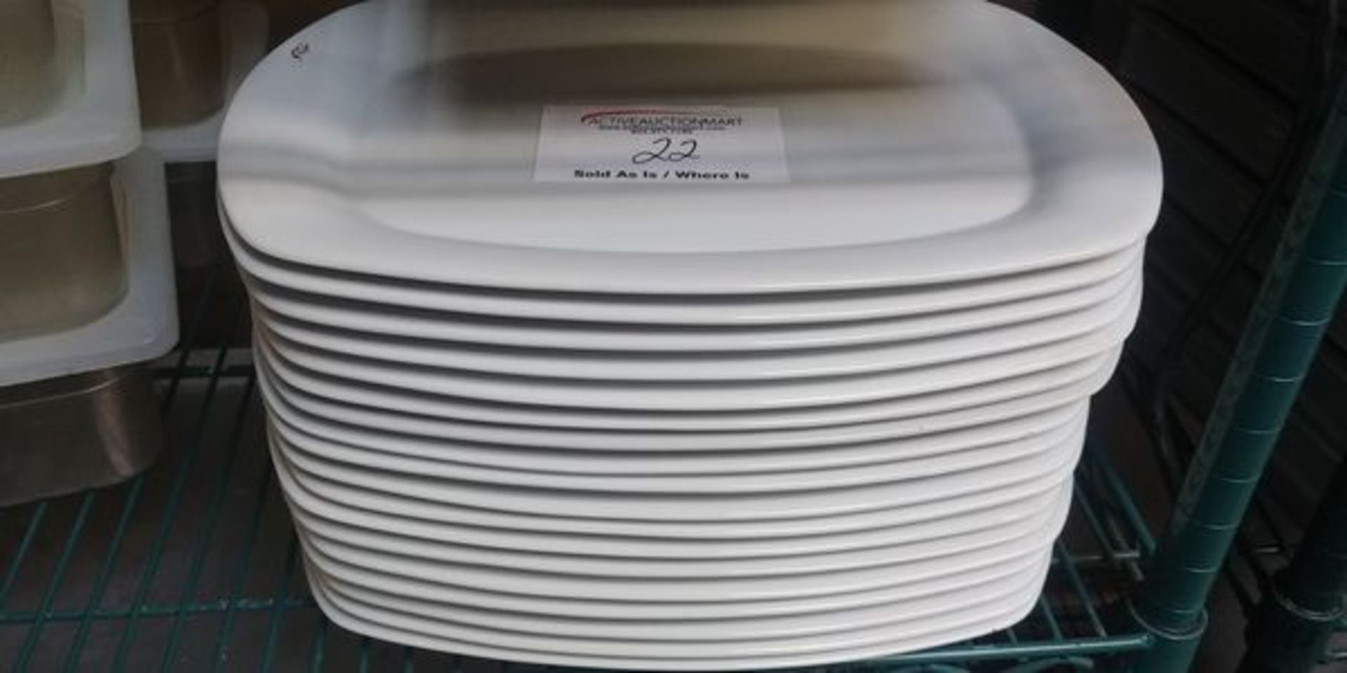 18 White Oval Platters