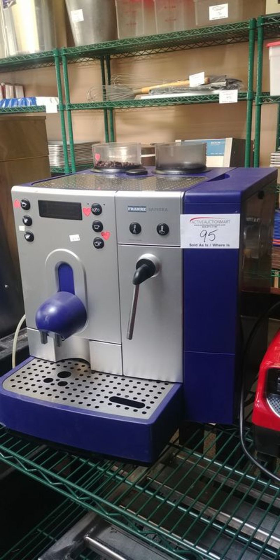 Franke Saphira Cappuccino Machine with Built In Grinder