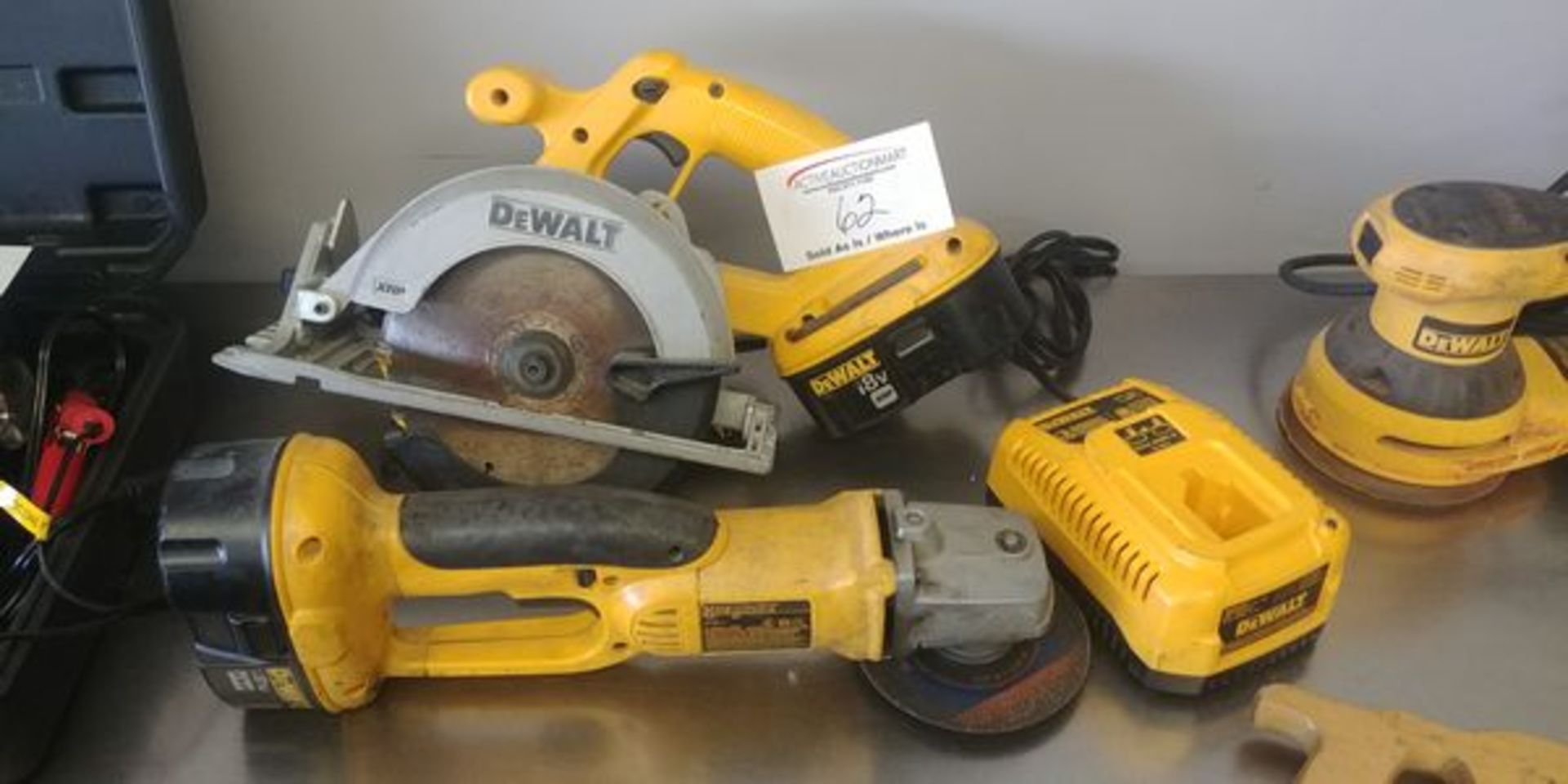 DeWalt Cordless Grinder, Skill Saw, with Battery and Charger