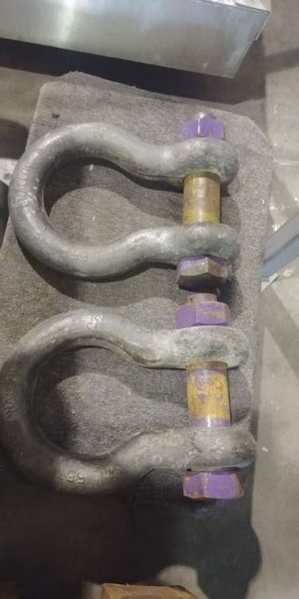 3 - 55 Ton Crane Shackles ( 1 Crosby and 1 Unalloy ) - Image 2 of 3