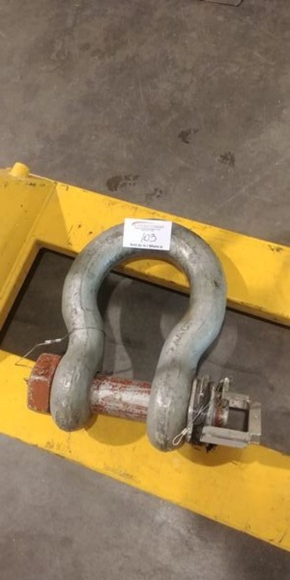 3 - 55 Ton Crane Shackles ( 1 Crosby and 1 Unalloy )