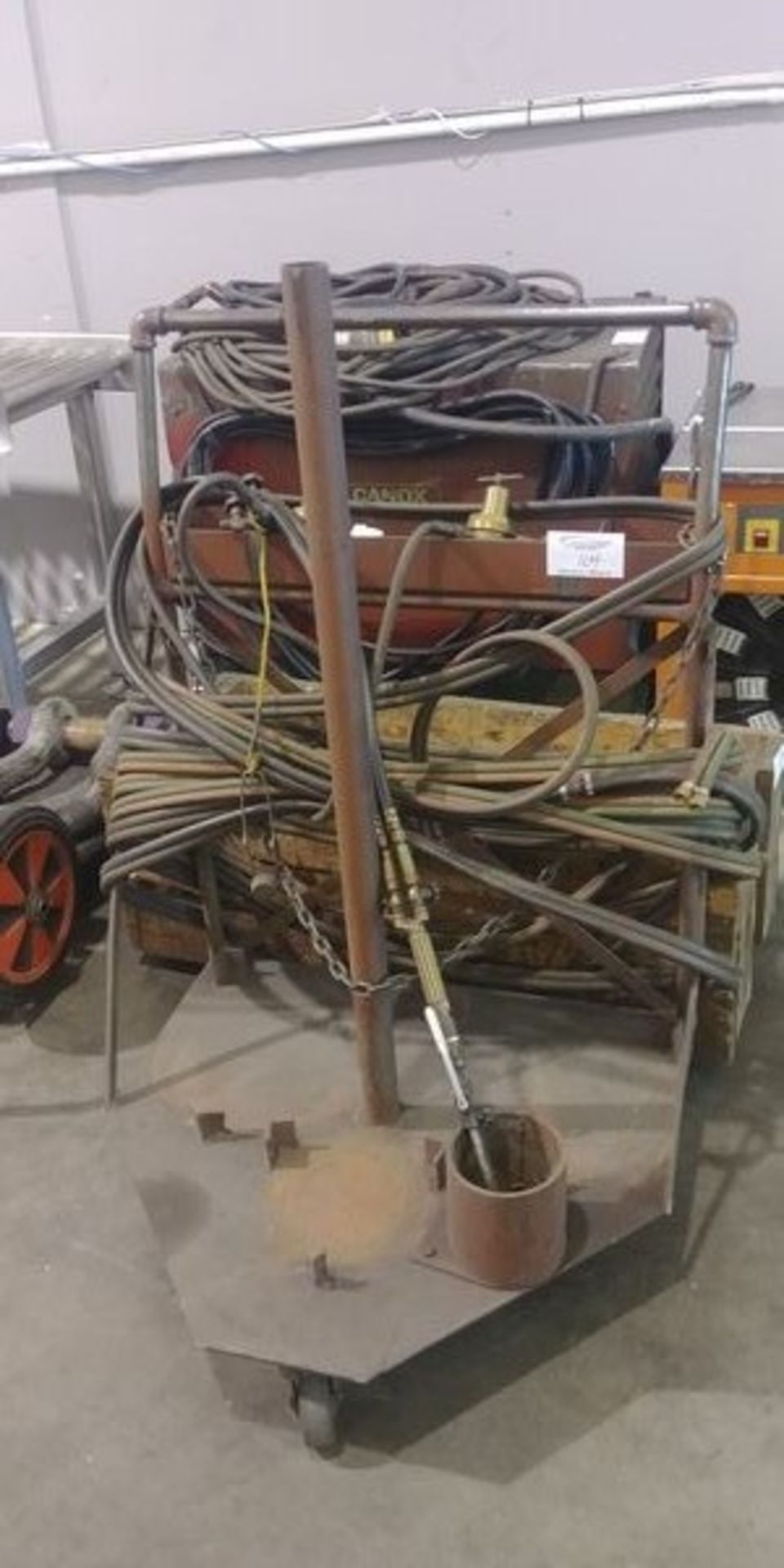 Welding Torch Cart Complete with Hoses, Gauges and Torch