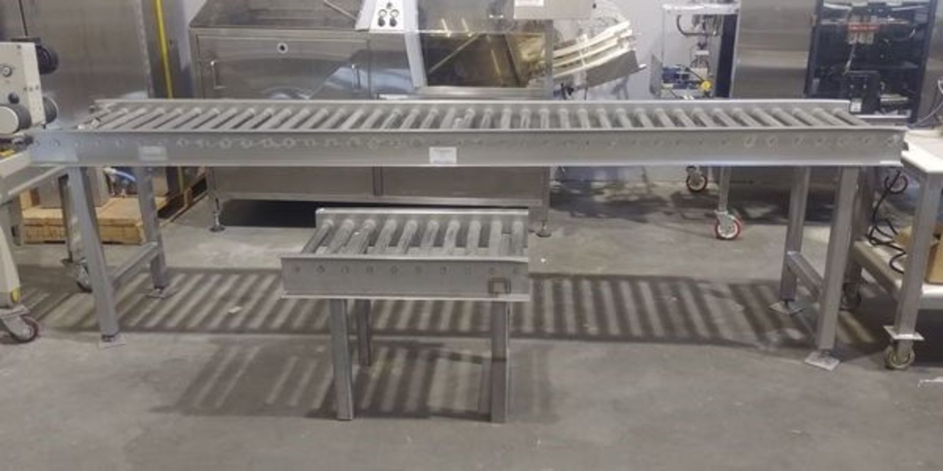 10 ft x 23" All Stainless Steel Roller Conveyor