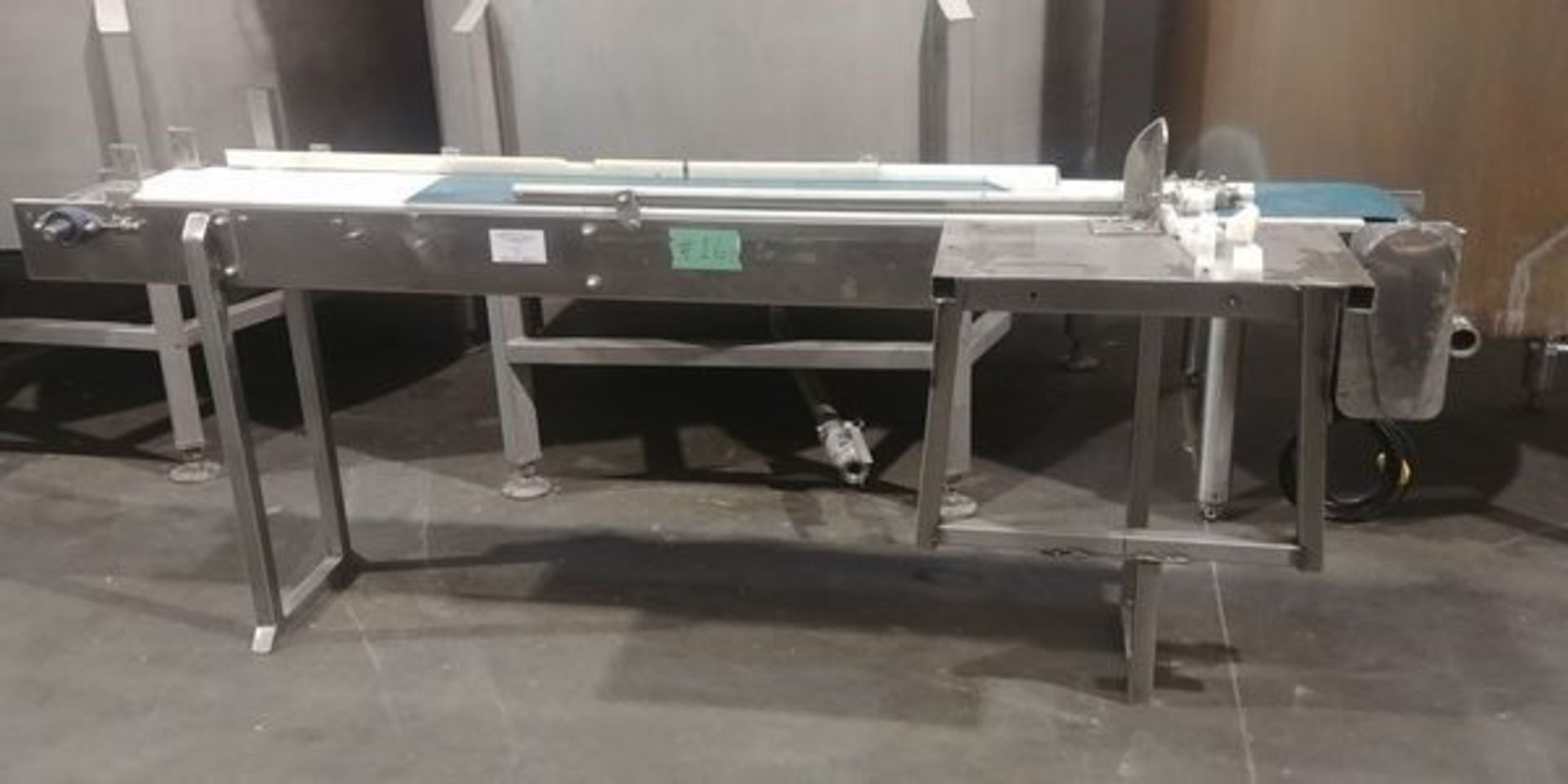 9" Wide x 92" Long Stainless Steel Conveying Table