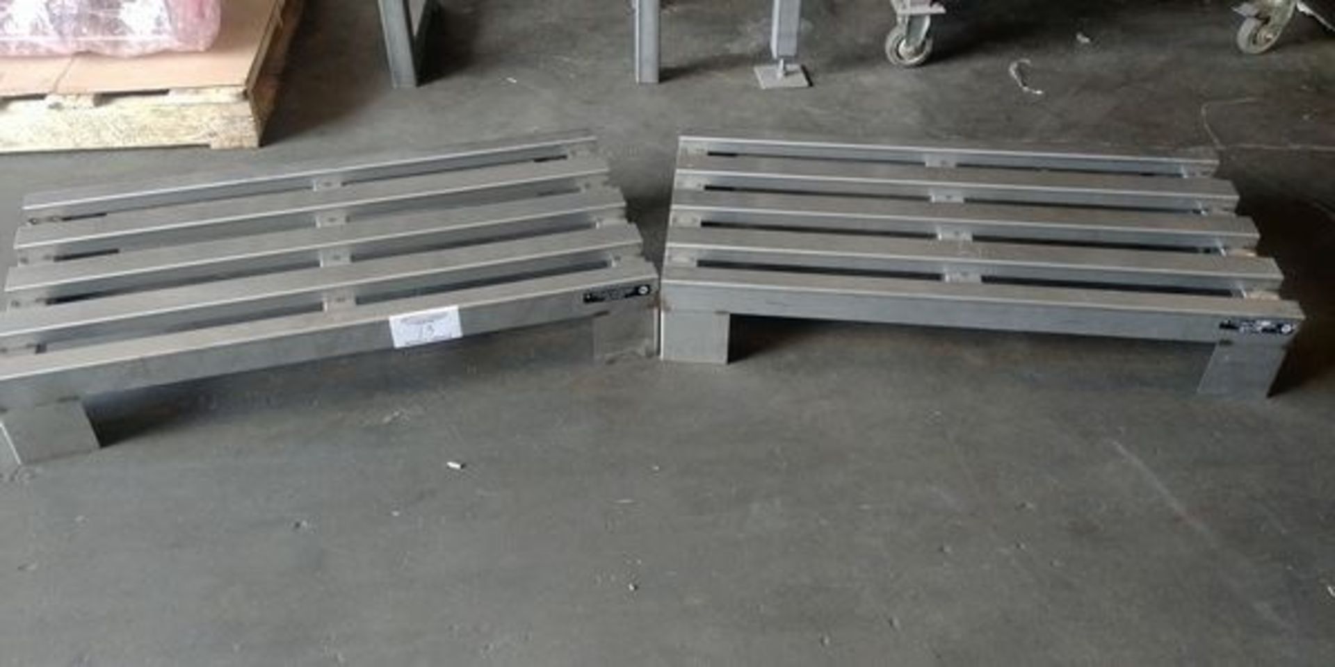 2 - Franesse 36" x 13" All Stainless Steel Dunnage Rack