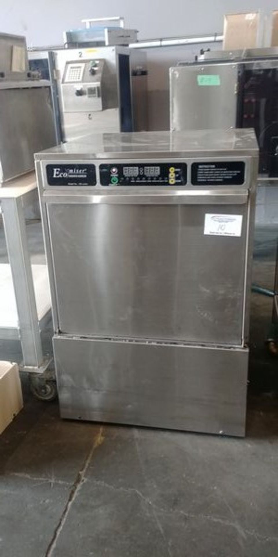 Eco miser High Temp Undercounter Dishwasher