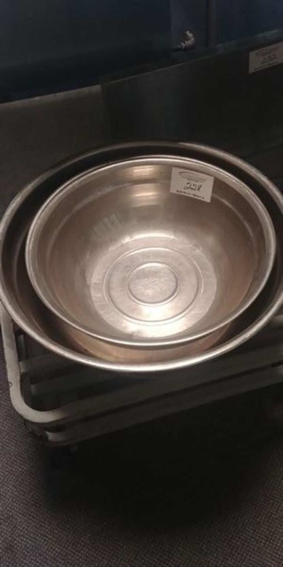 3 Large Stainless Steel Bowls