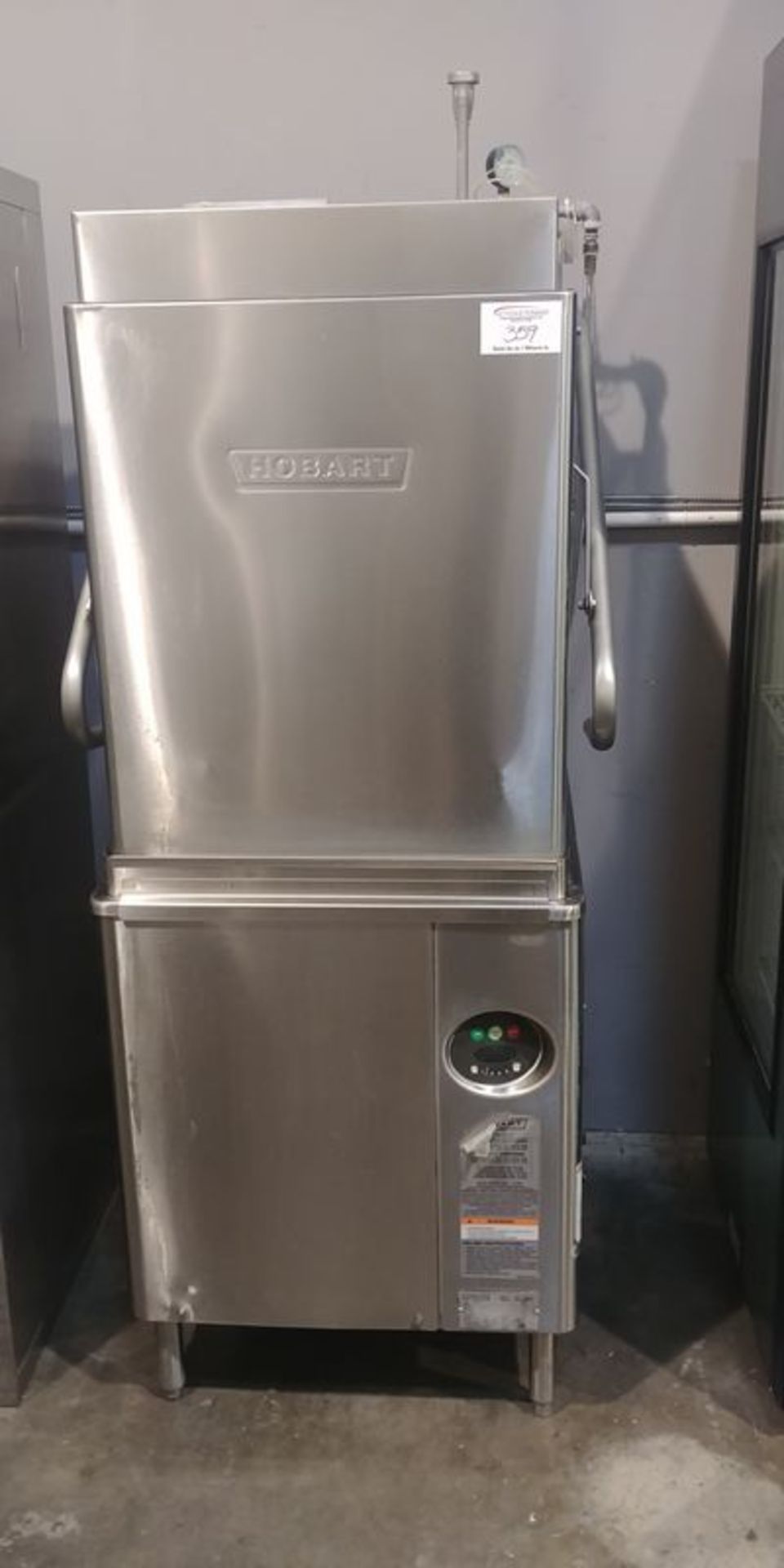 Hobart Model AM15T - High Temp Pass Through Dishwasher