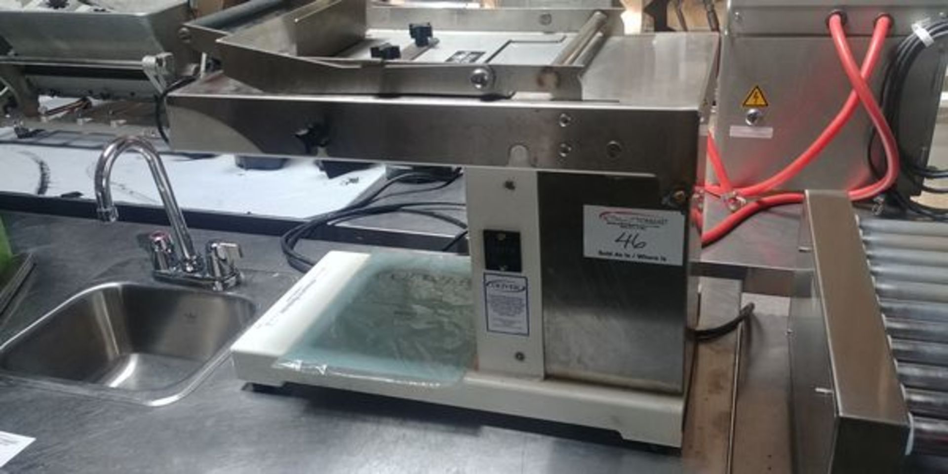 Oliver Model 738 Gravity-Feed Mini Chip Slicer - New Price approx $3500.00