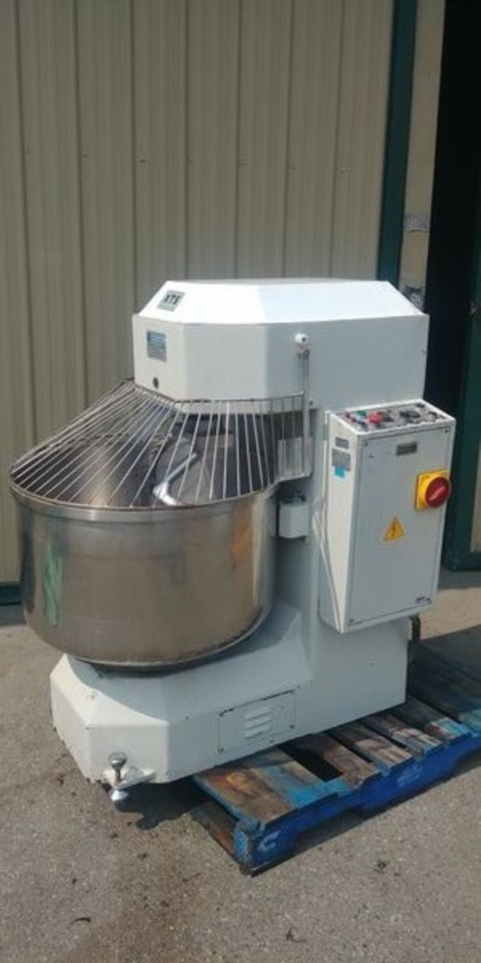 Nicholson 120 Quart Spiral Dough Mixer - Note: Was not working when removed
