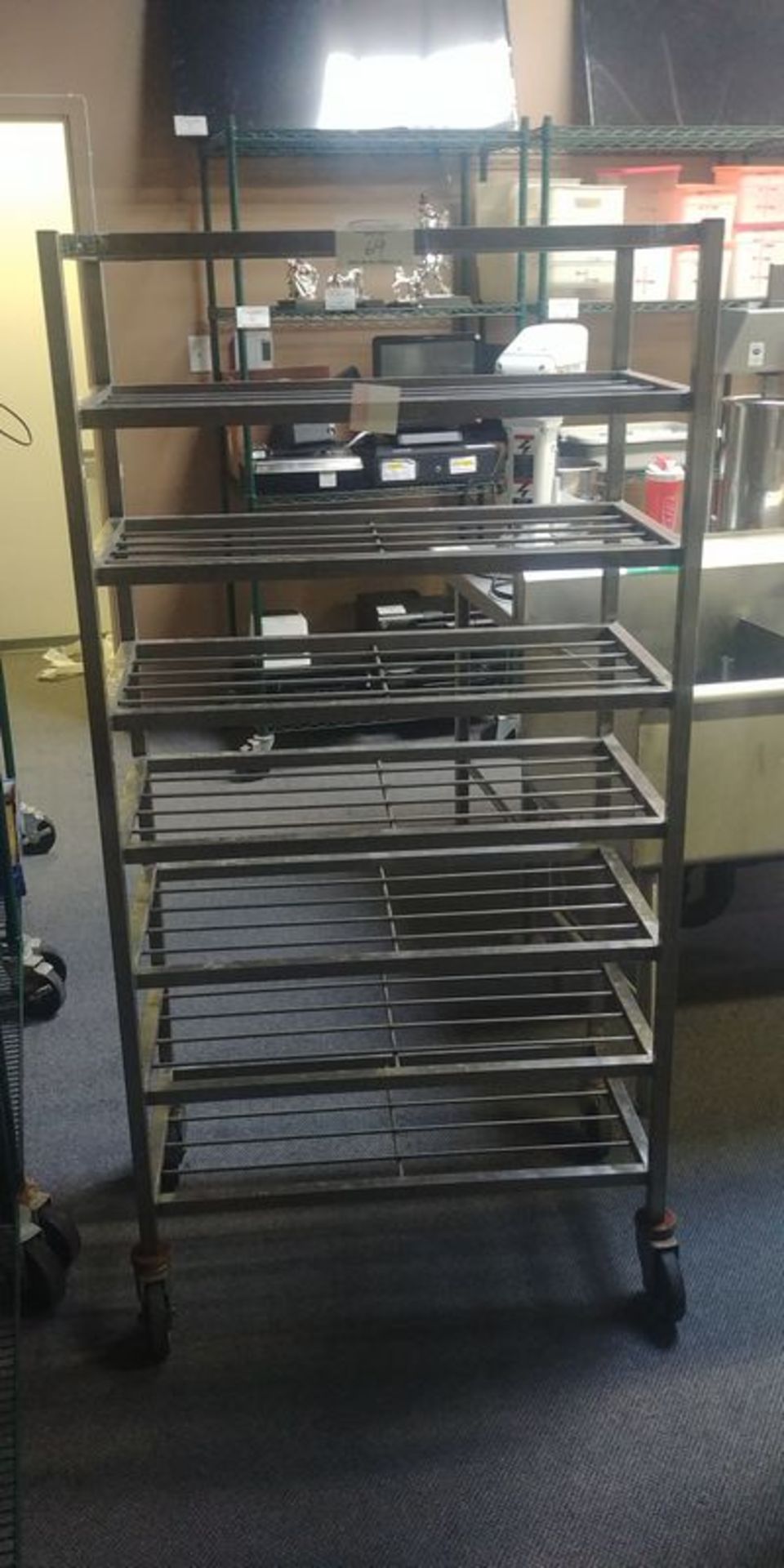 Franesse 8 Tier Stainless Steel Rack on Casters